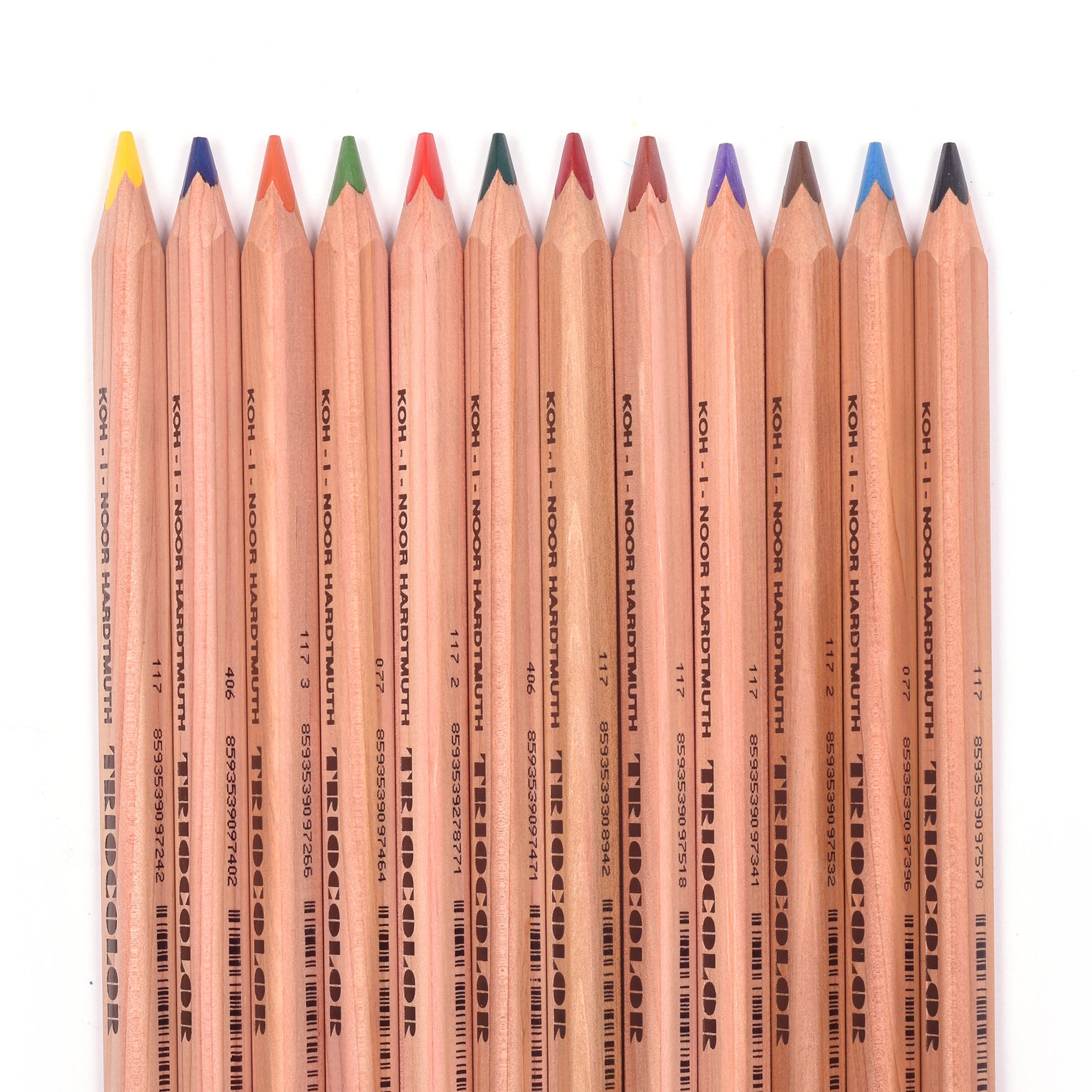 Koh I Noor Triocolor Pencils Pack 12