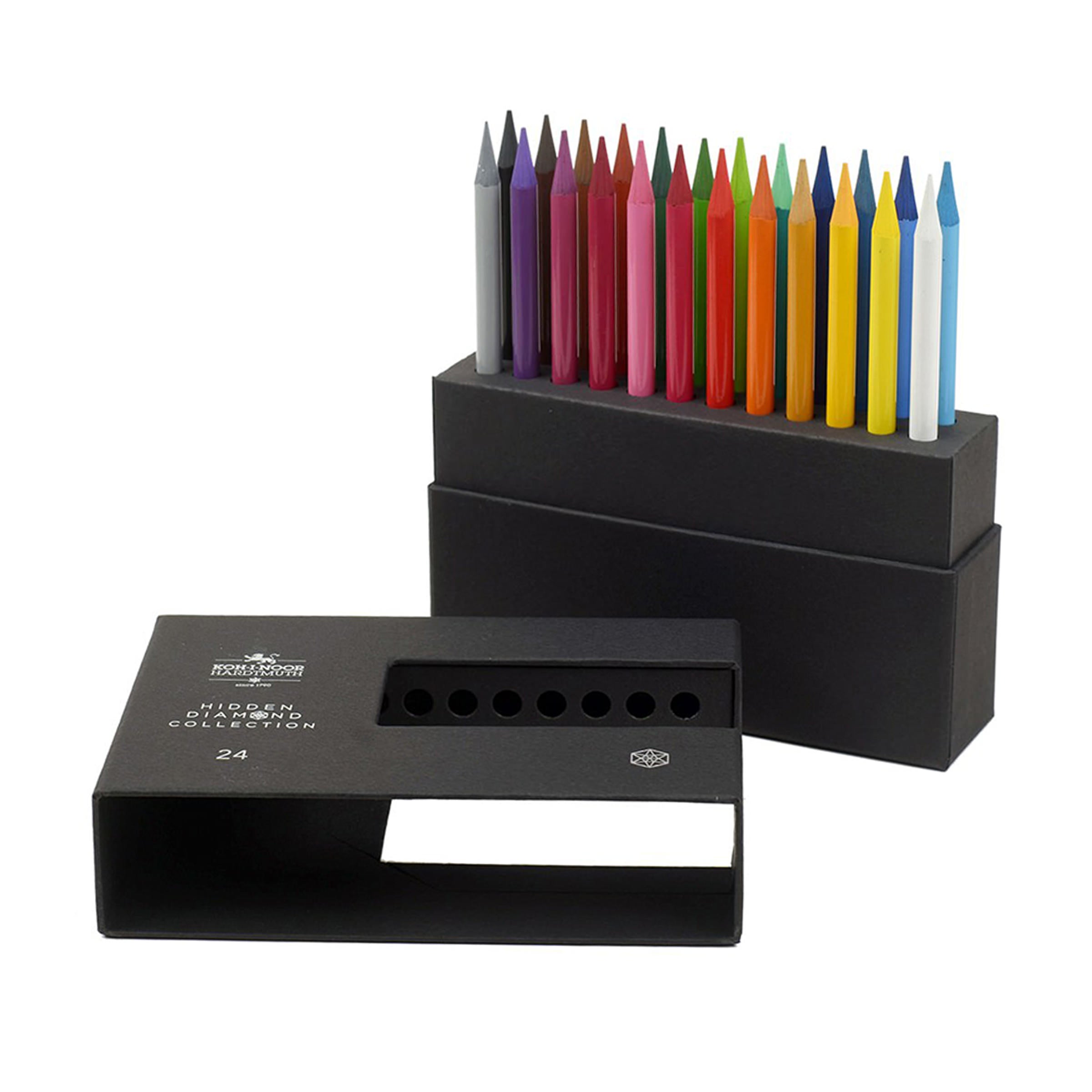 Set of woodless coloured pencils Pack 24 - Hidden Diamond Koh-I-Noor