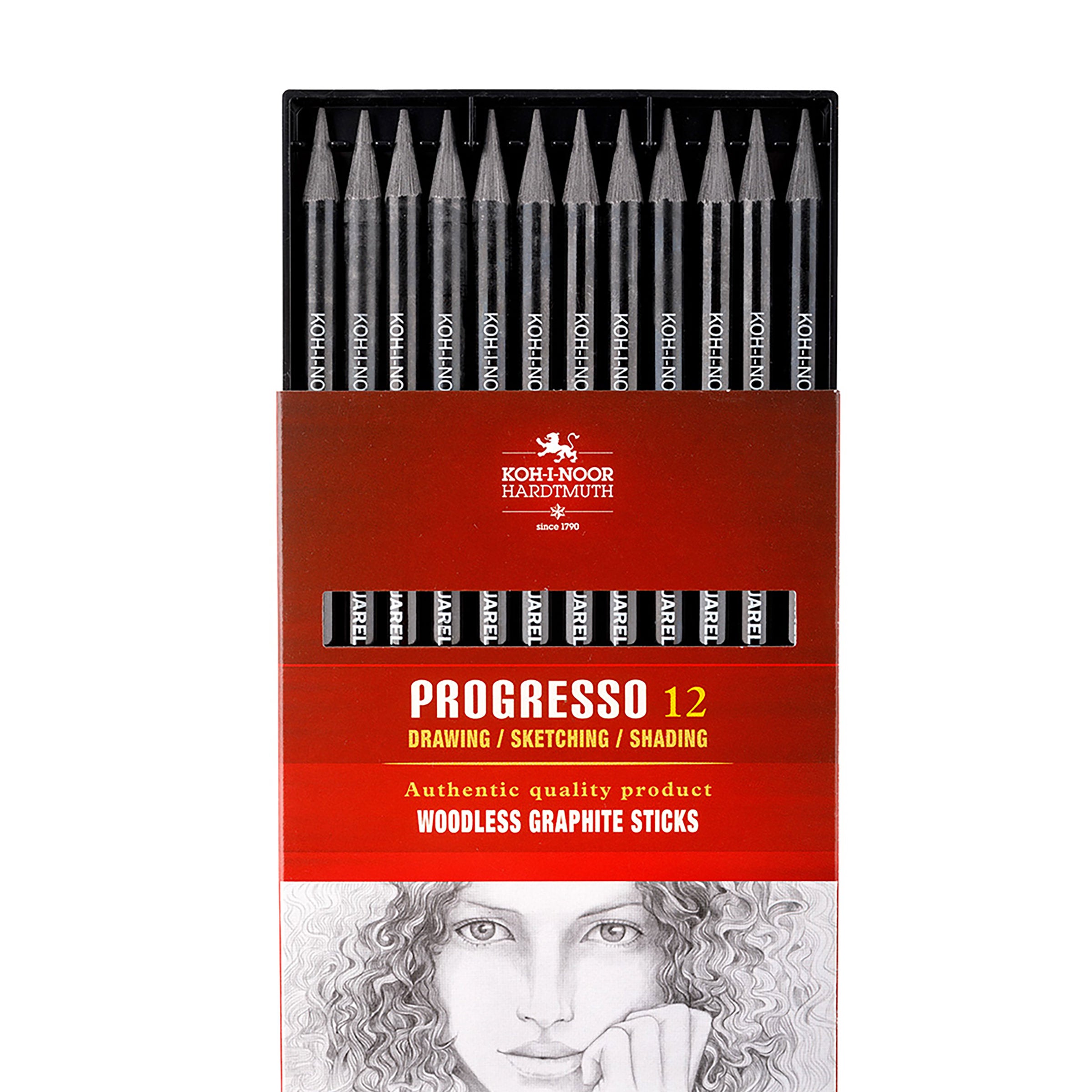 Koh I Noor Progresso Graphite 6B 12Pk