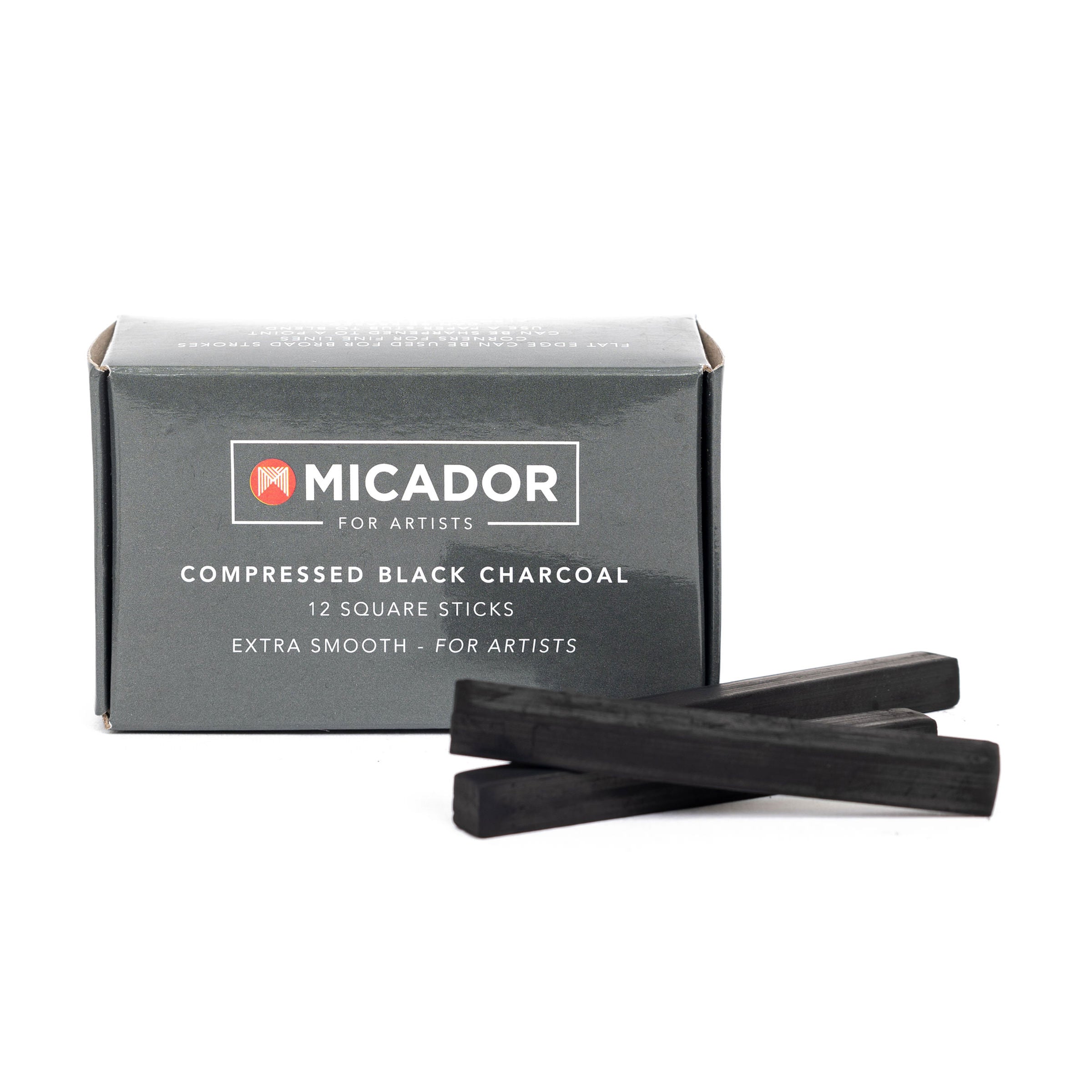 Micador For Artists Compressed Charcoal Black