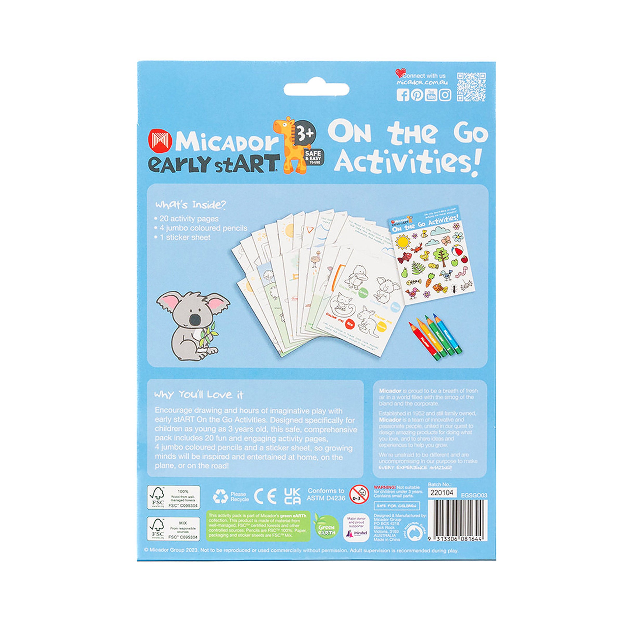Early Start On The Go Activity Pack