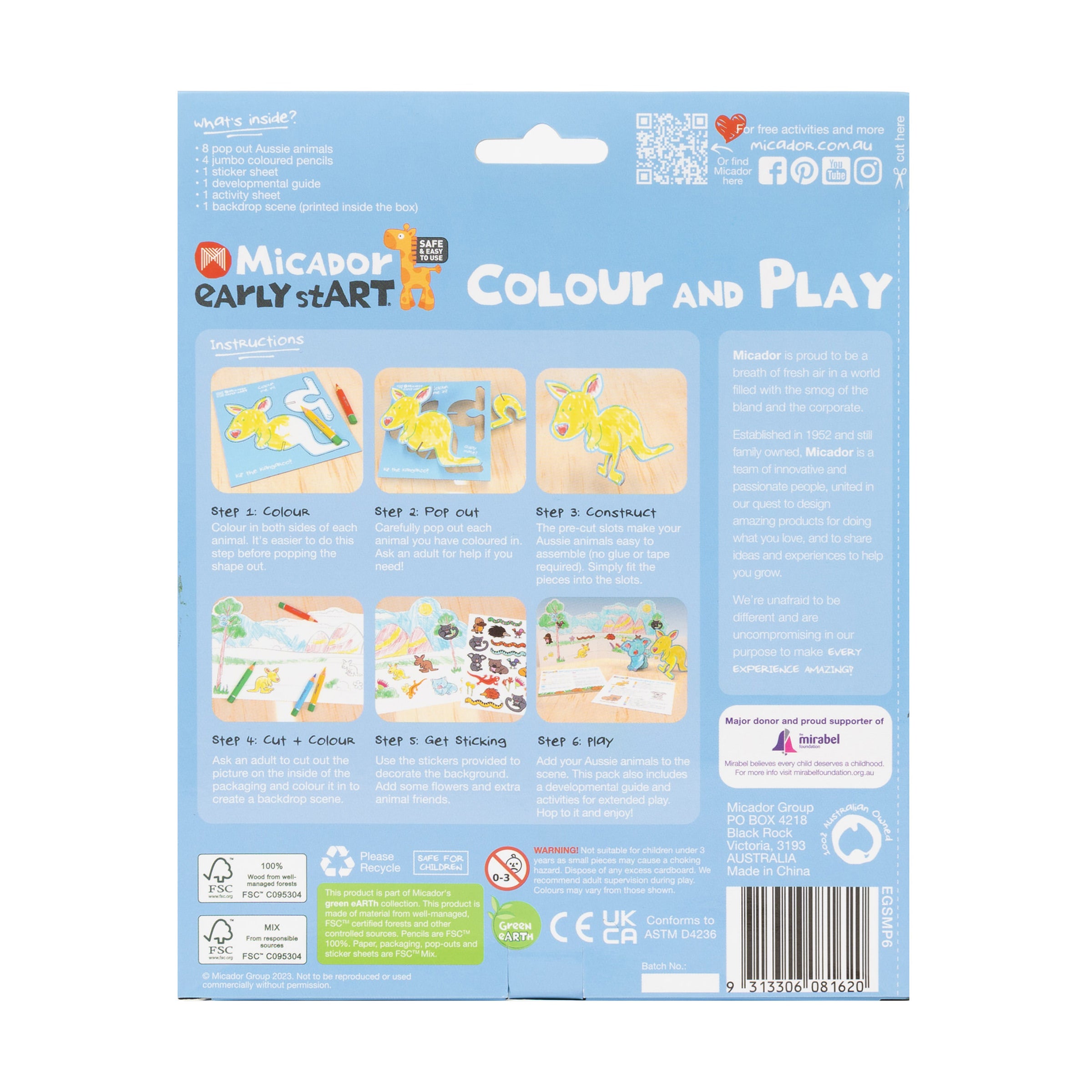 Early Start Colour And Play Aussie Edition