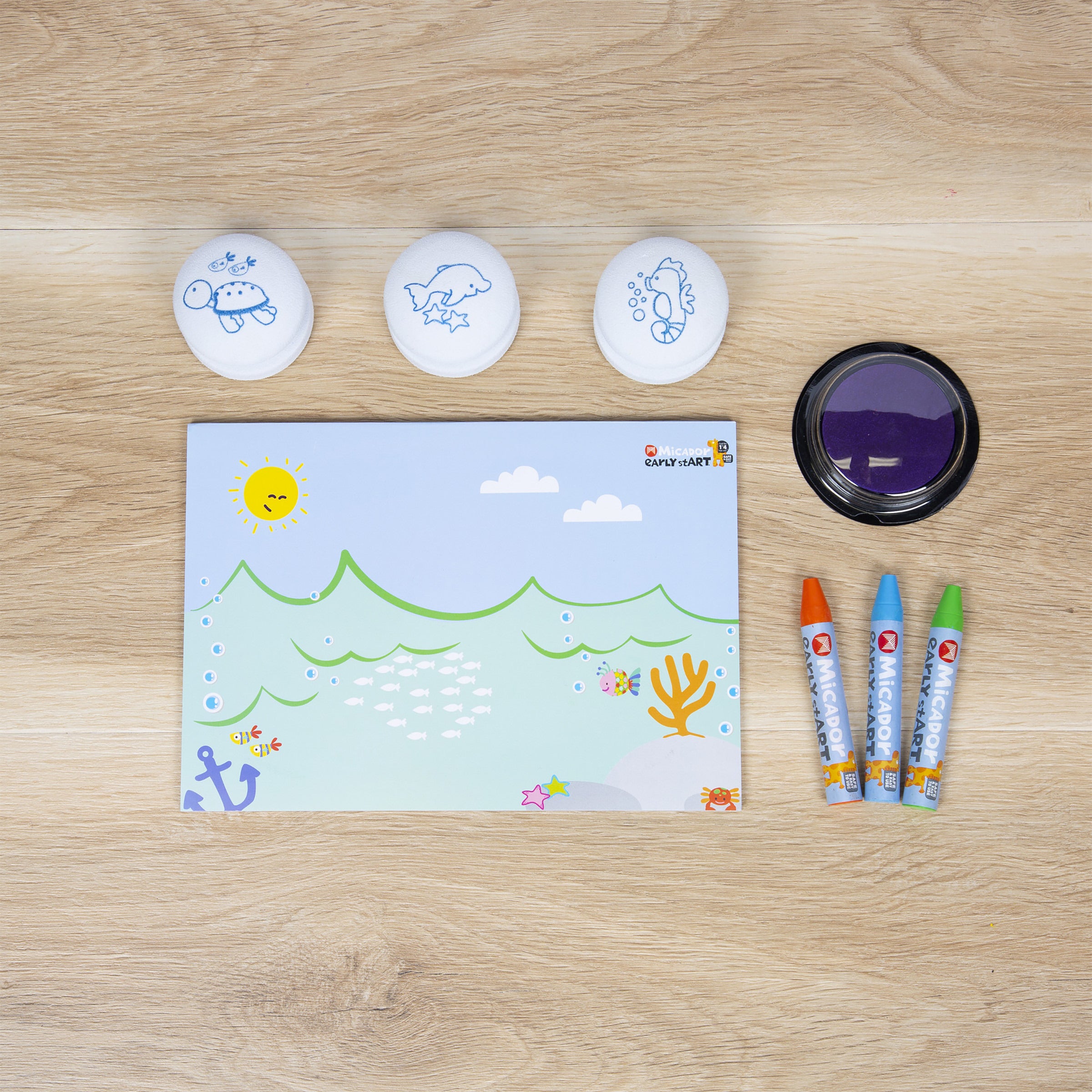 Early Start Stamp Colour Mini Sea