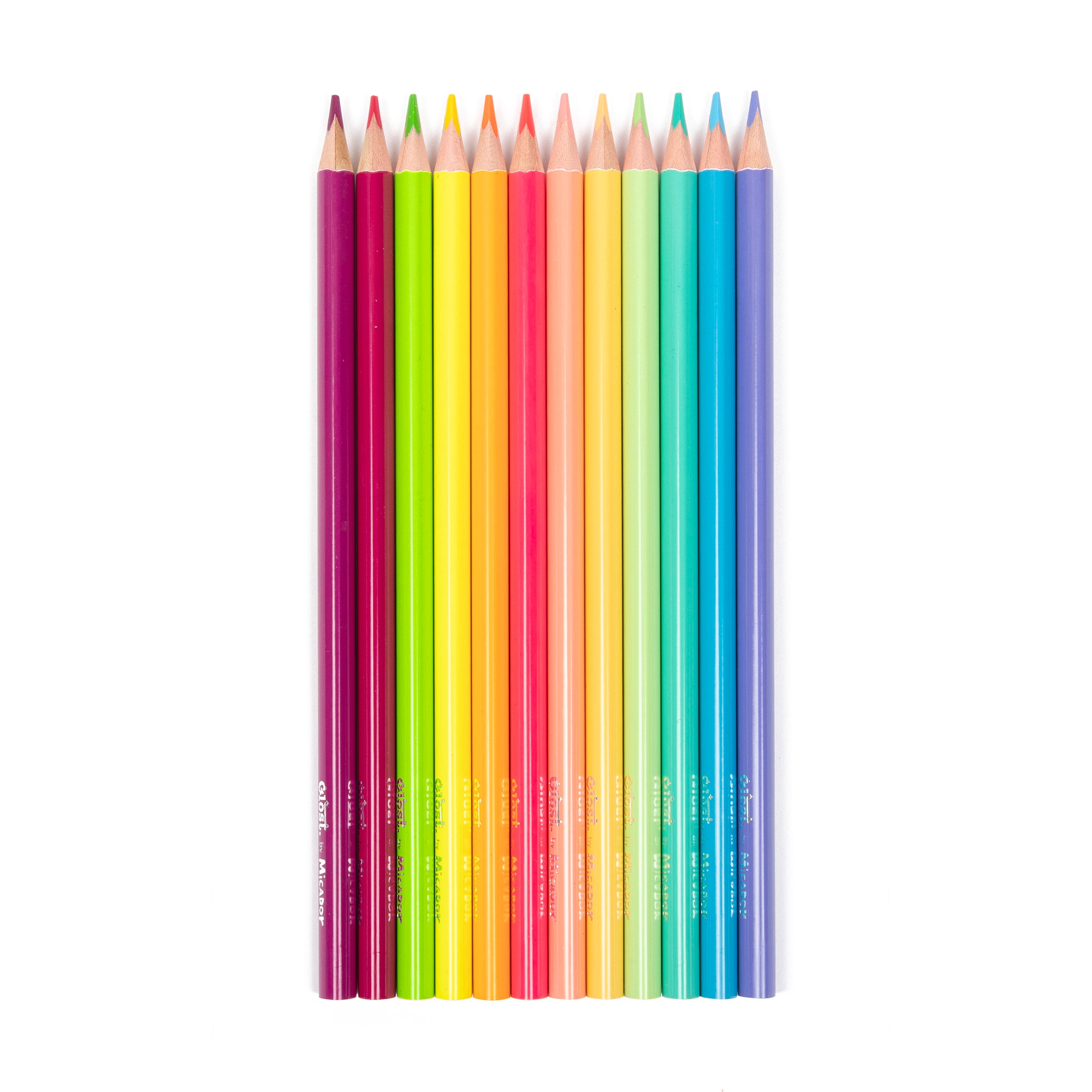 Glost Pencils Neon And Pastel 12Pk