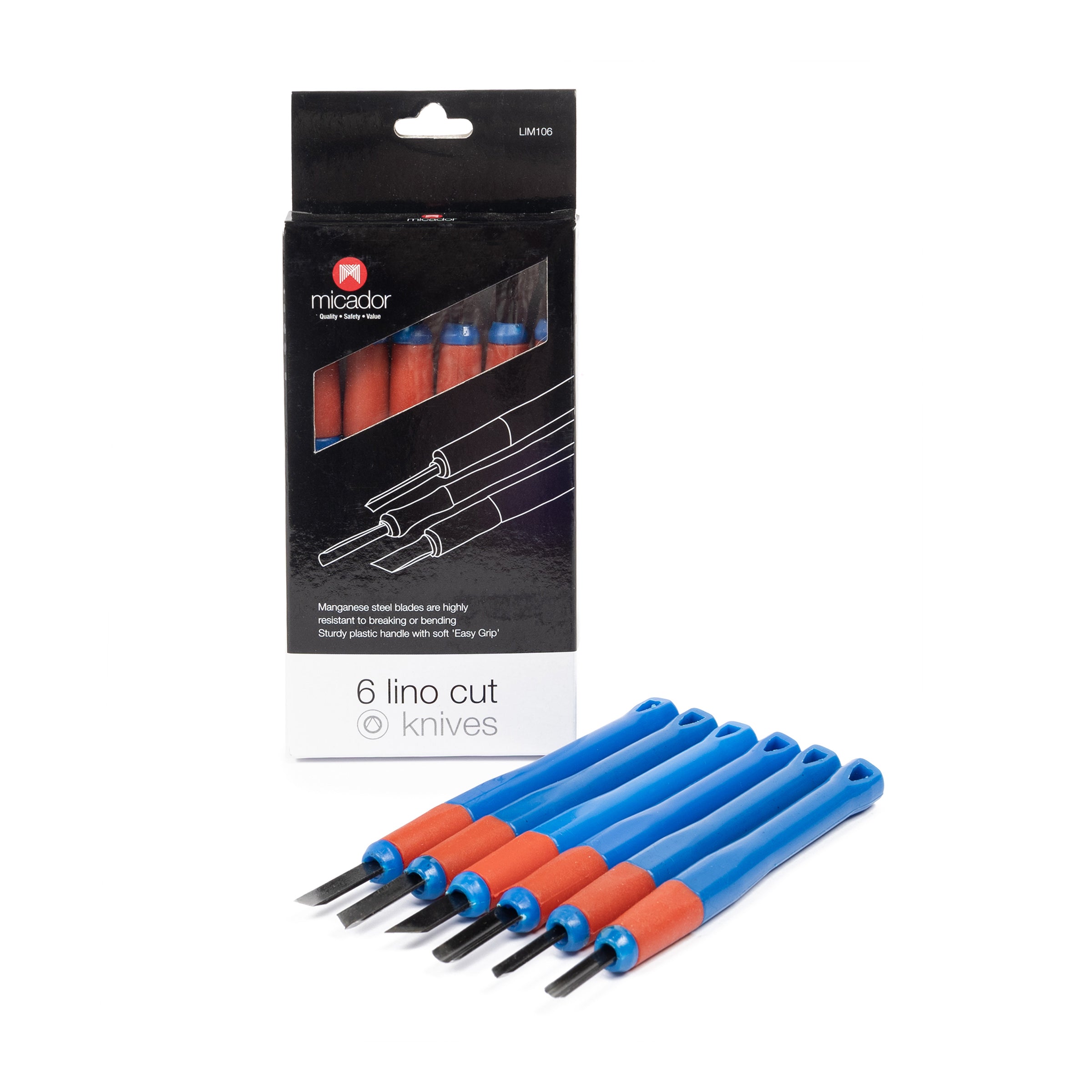 Micador Lino Carving Tools 6Pk