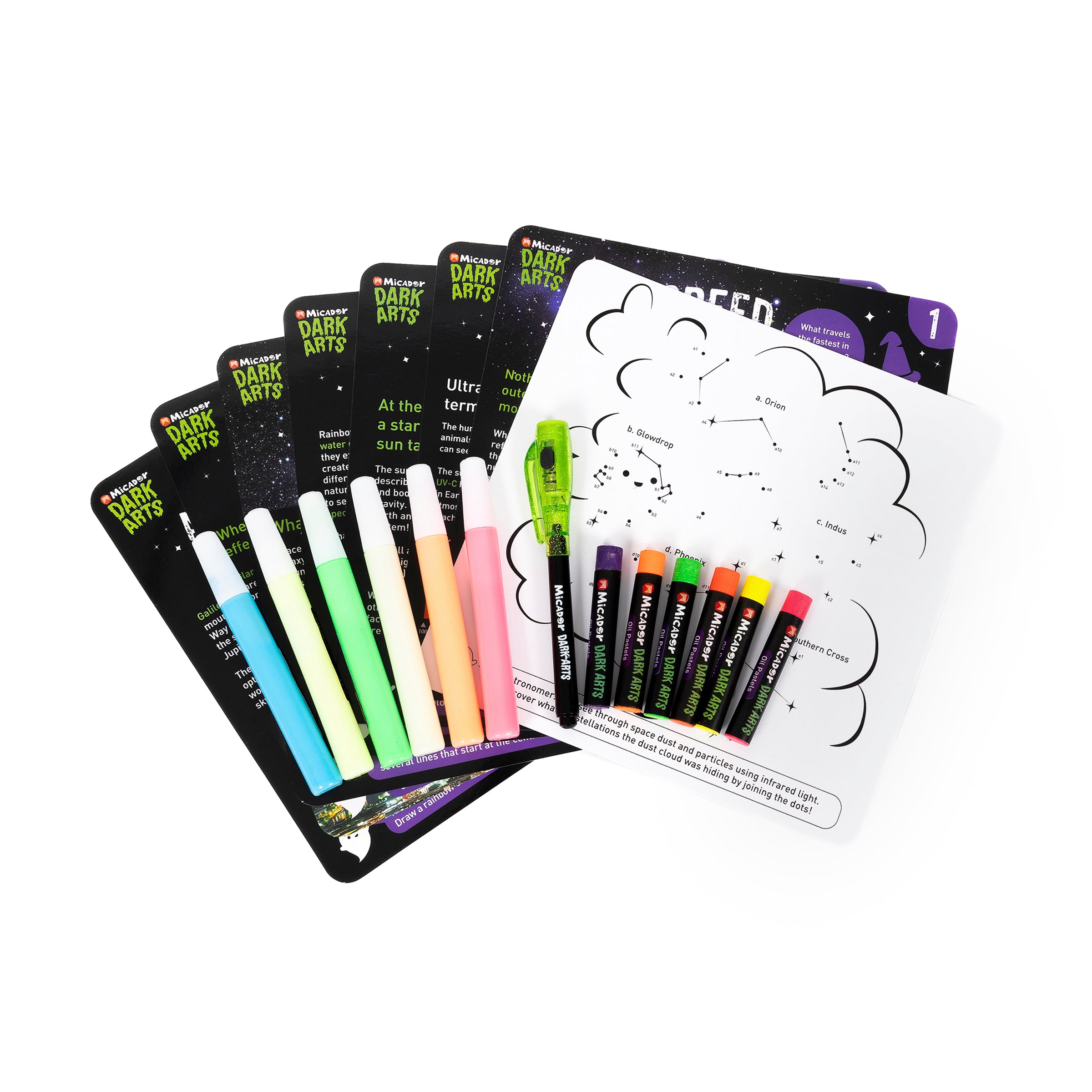 Glow STEAM Activities - Space Dark Arts