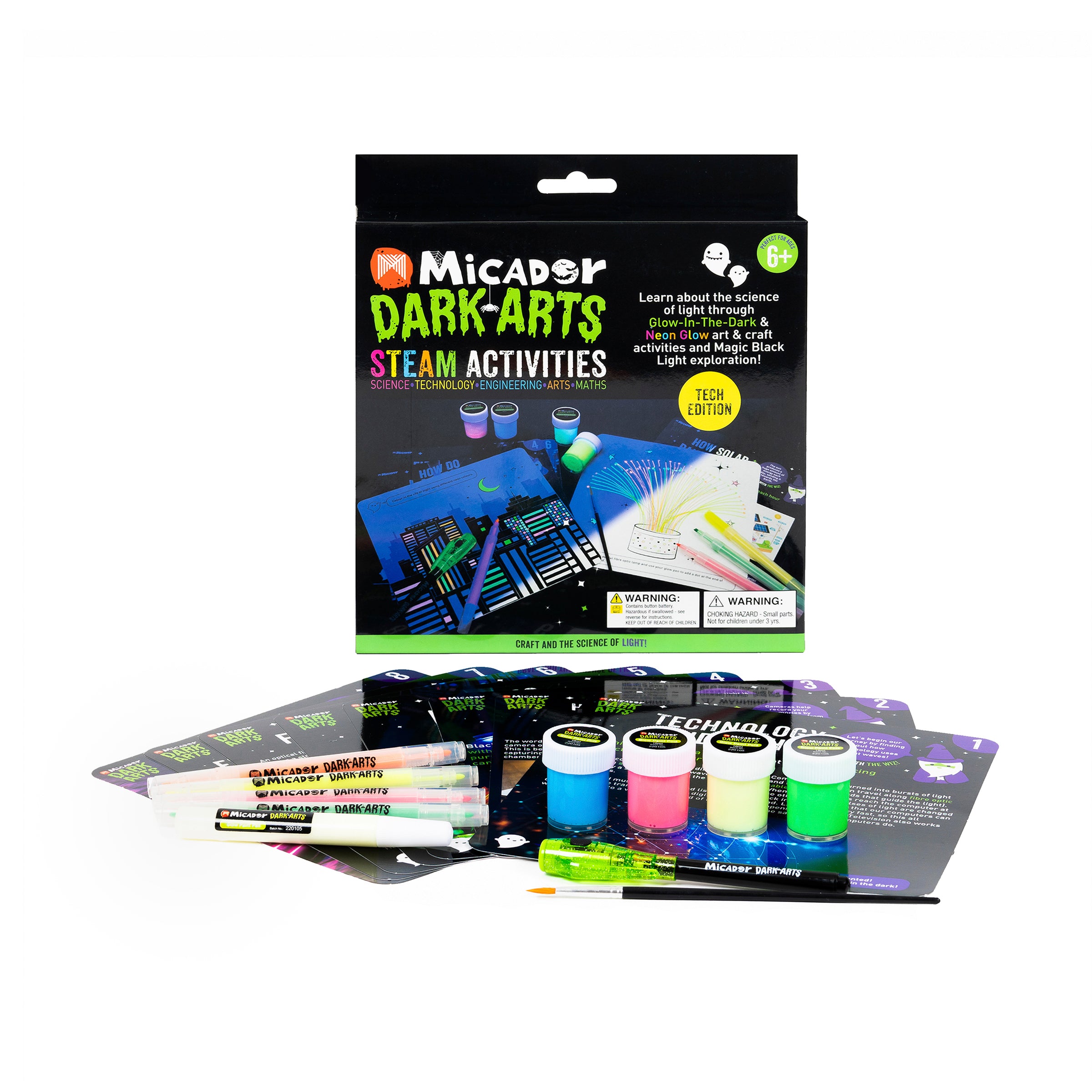 Glow STEAM Activities - Tech Dark Arts