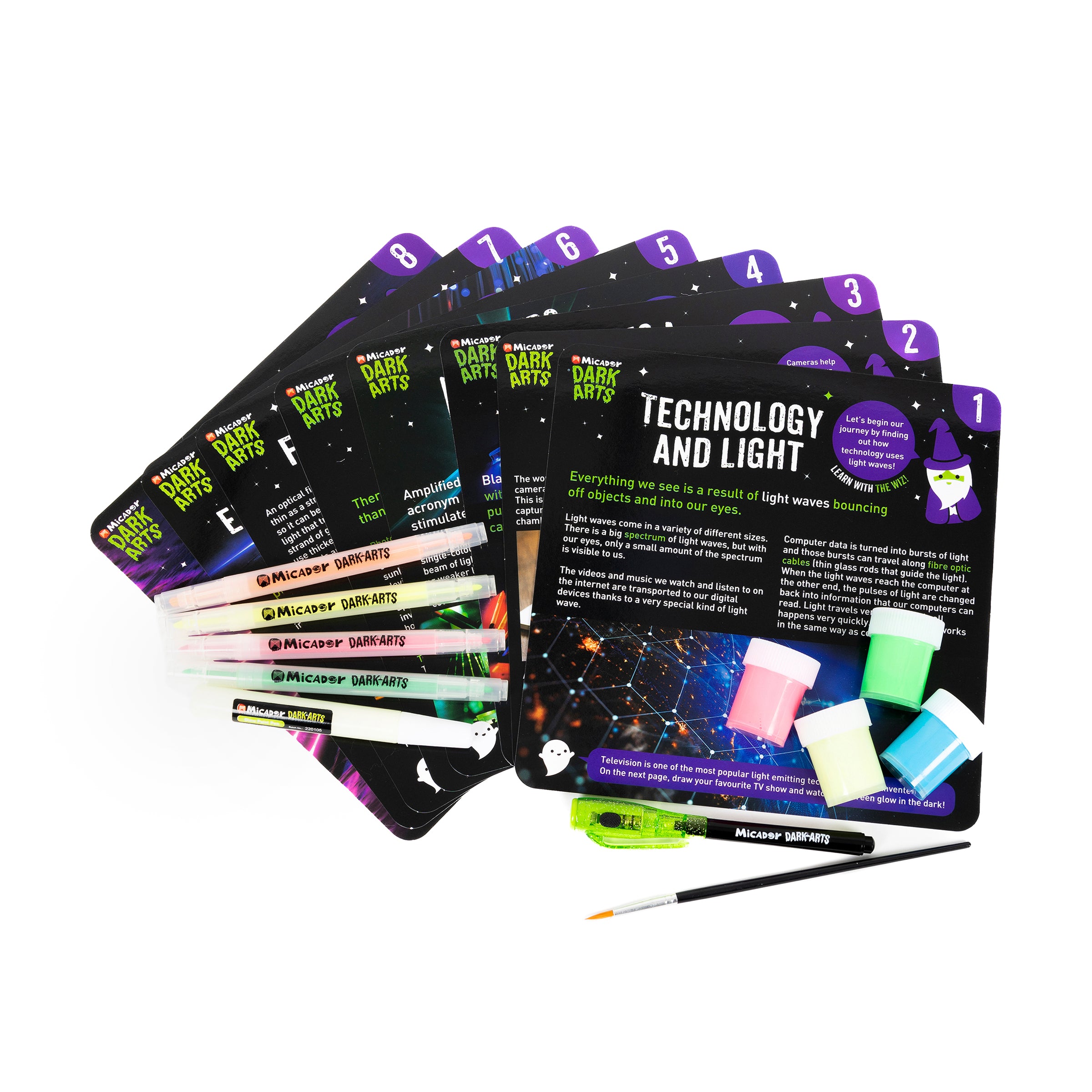 Glow STEAM Activities - Tech Dark Arts