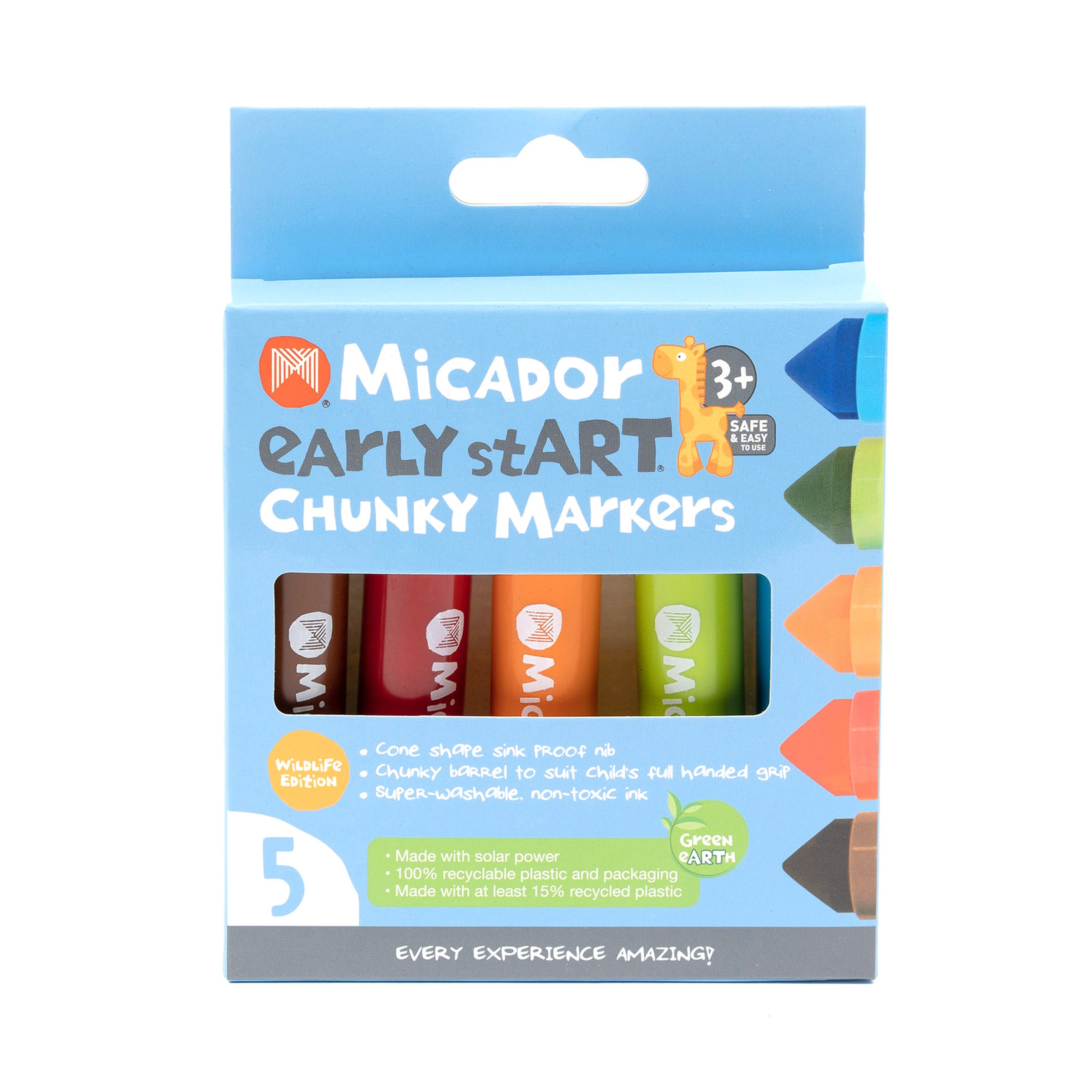 Early Start Chunky Markers 5Pk