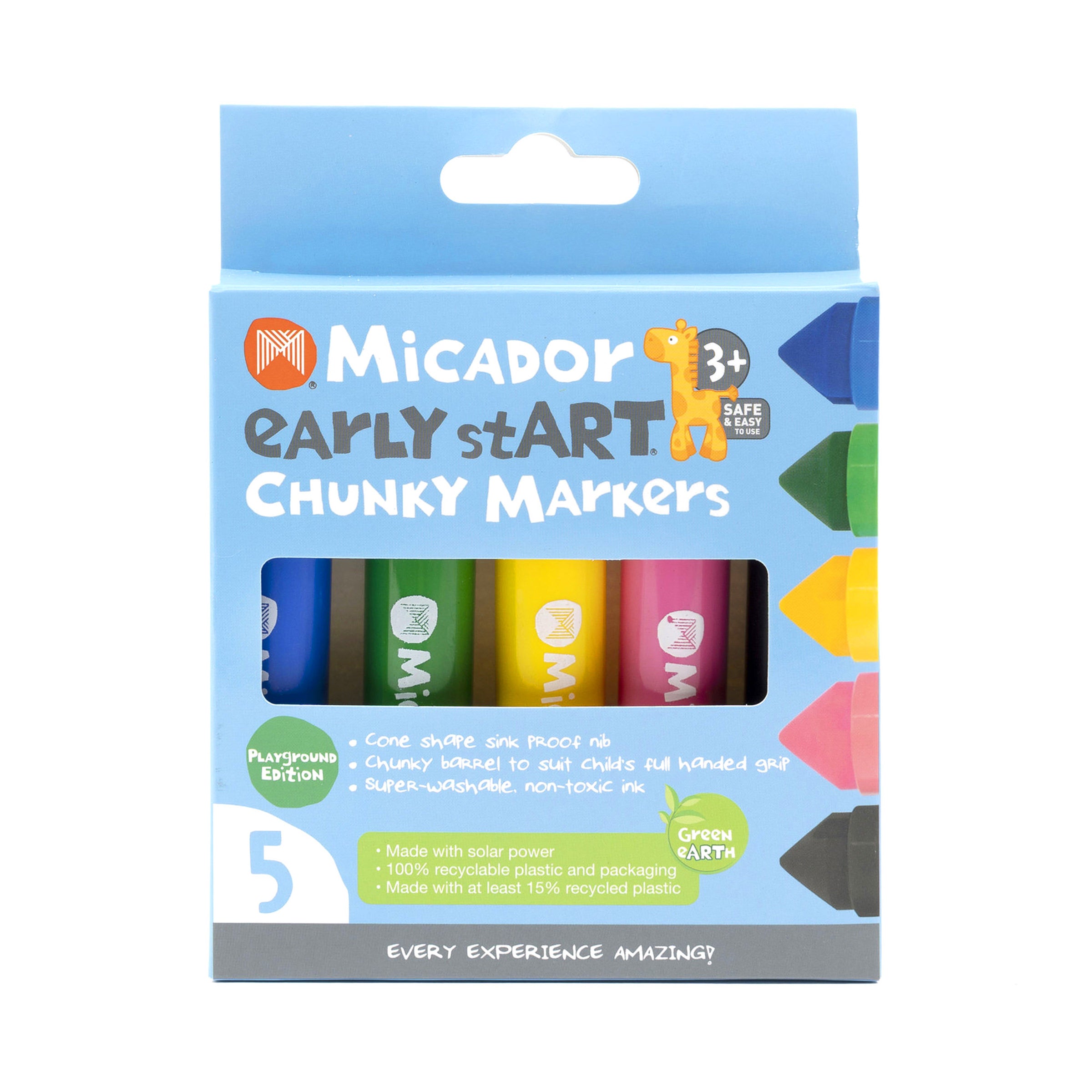 Early Start Chunky Markers 5Pk