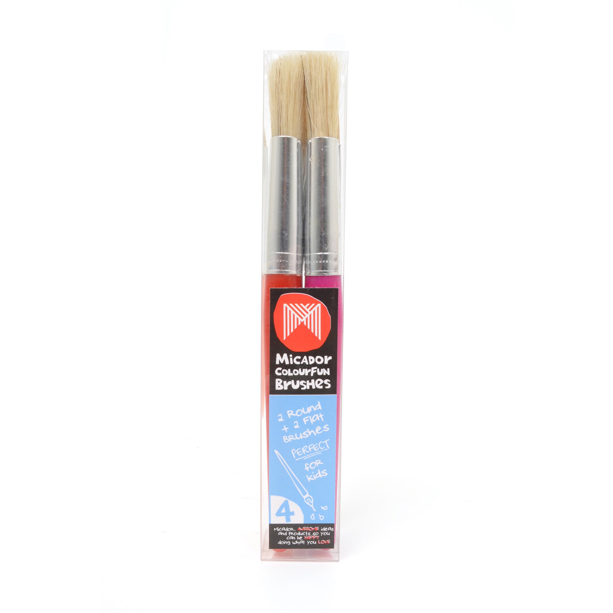 Micador Colour Fun Brushes 4Pk