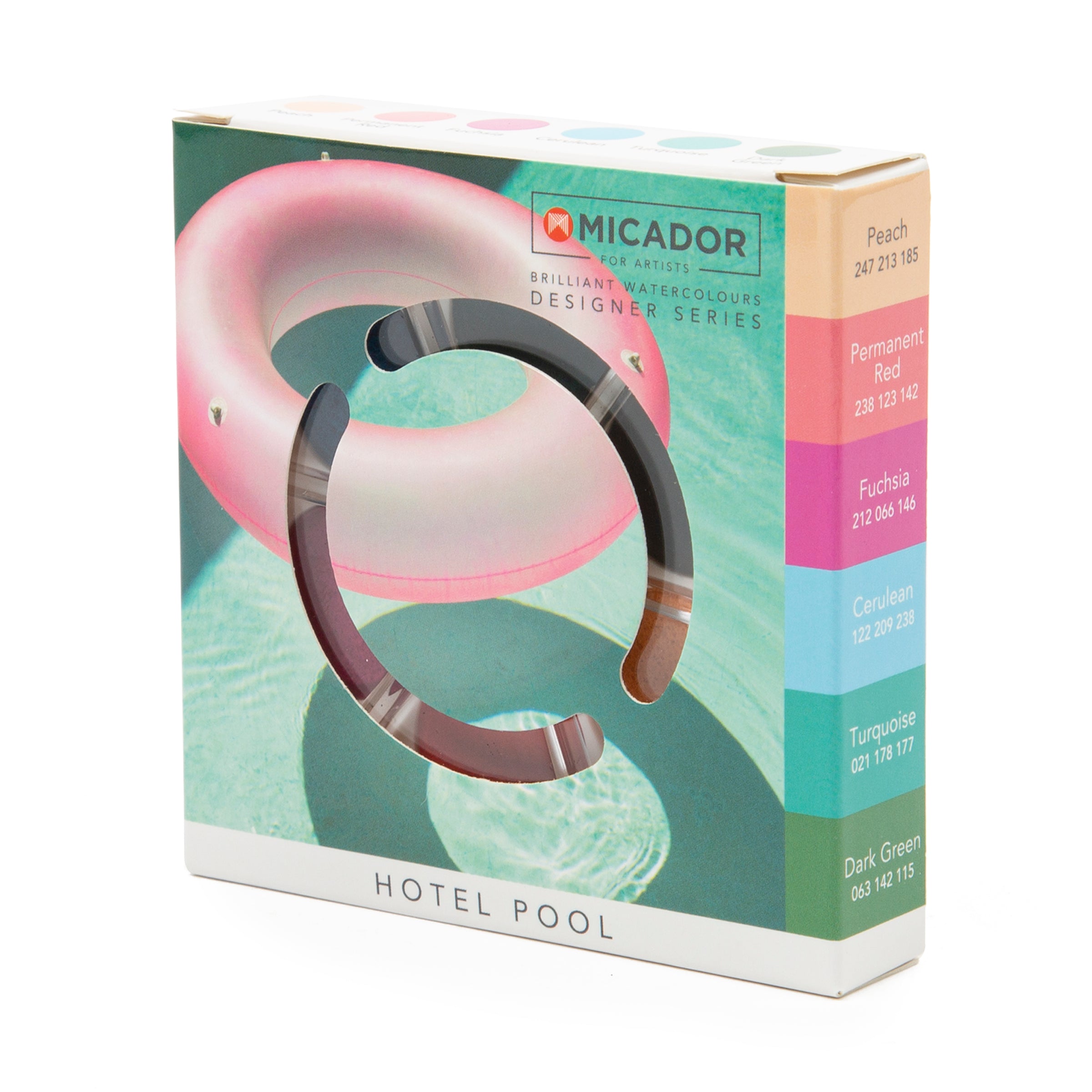 Brilliant Watercolour Discs Designer Series - Hotel Pool Micador For Artists