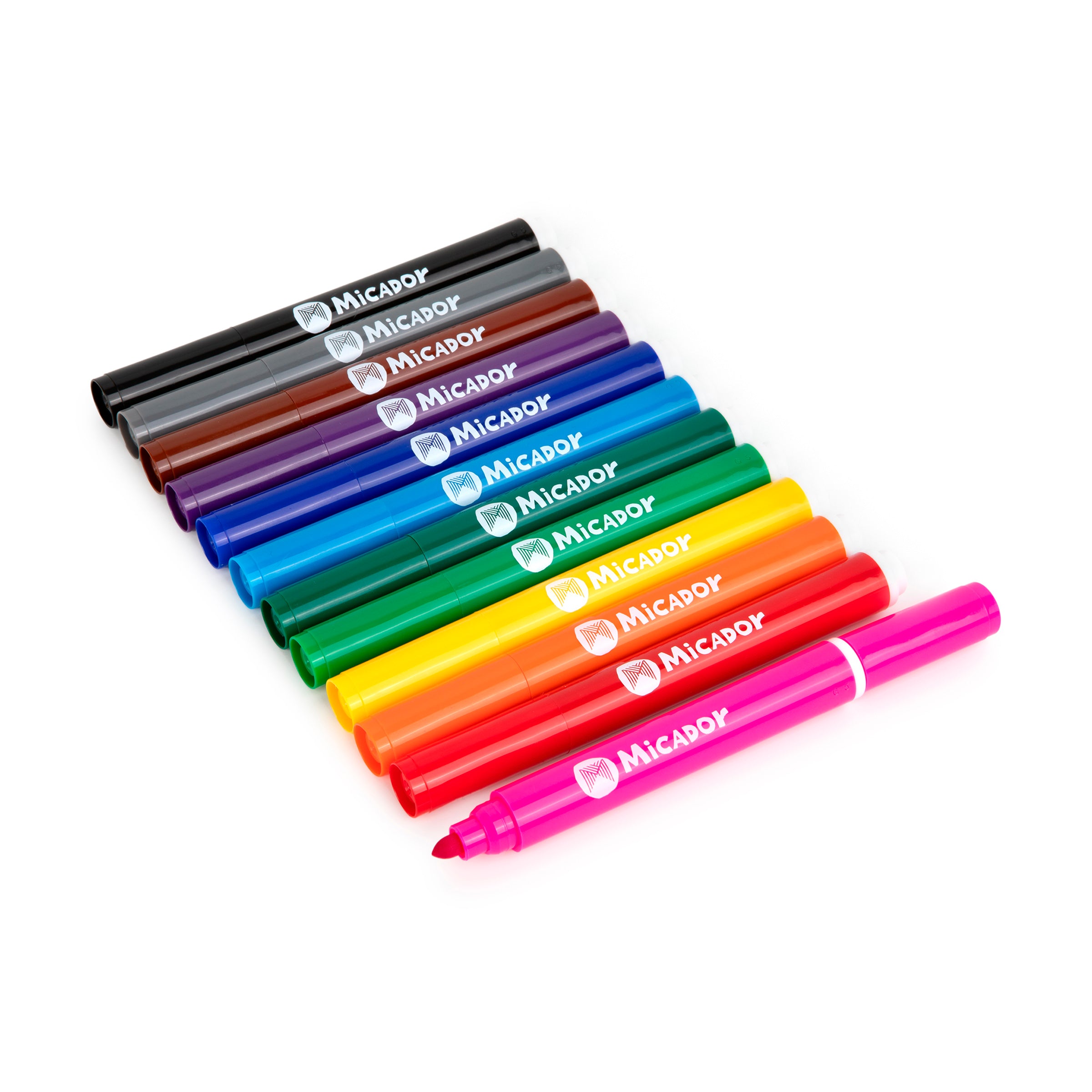 Jumbo Sink-proof Markers, Bright, Pack 48, Micador