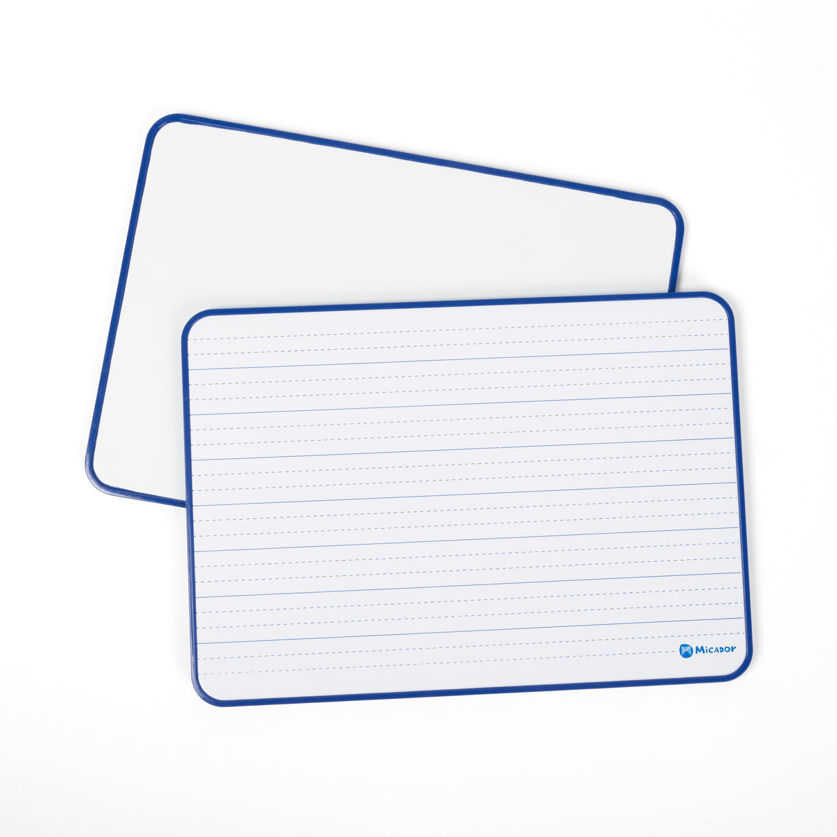 Double-sided Dotted Thirds / Plain Whiteboard, A4, Magnetic Micador