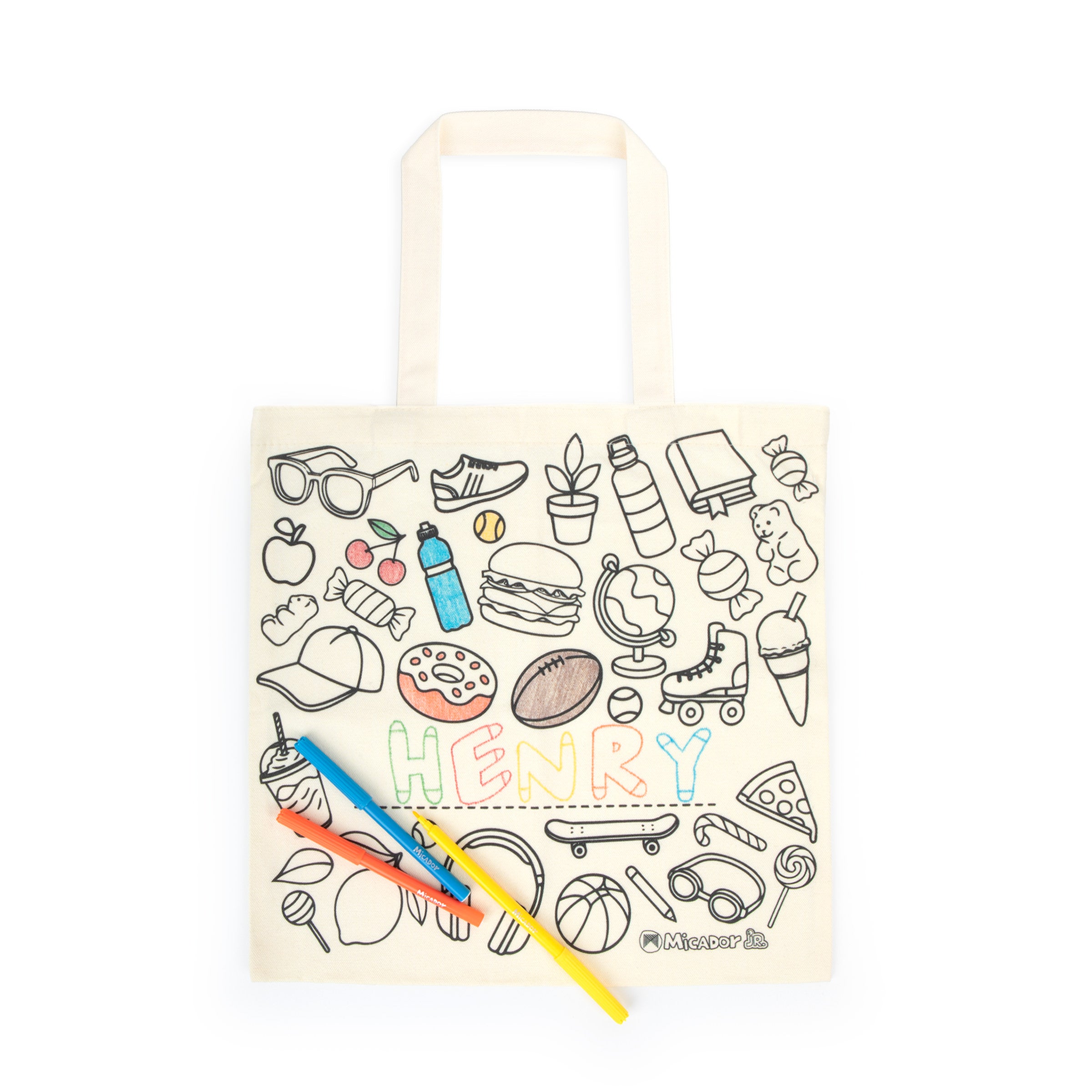 Colour Wash Repeat Carry Bag, 350 x 350mm, Micador jR.