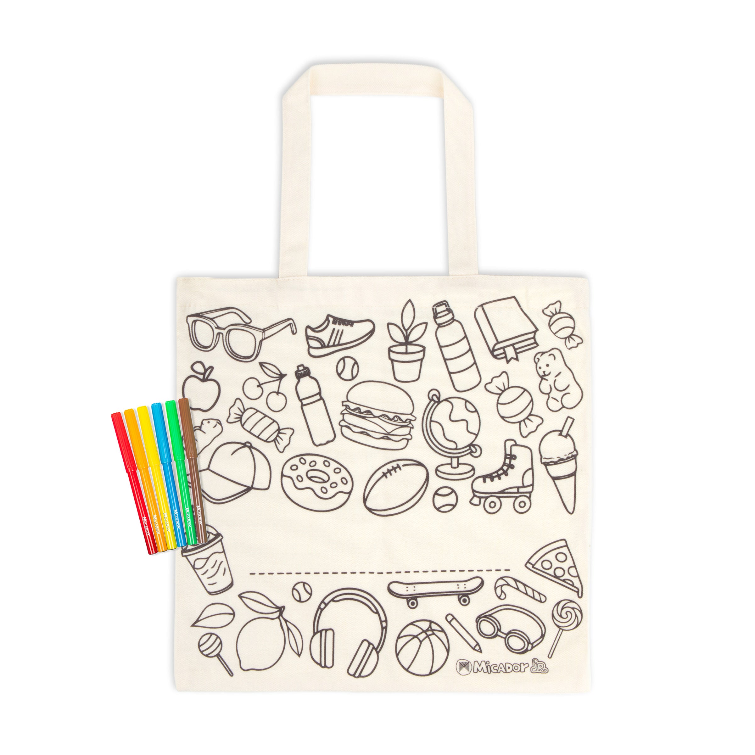 Colour Wash Repeat Carry Bag, 350 x 350mm, Micador jR.