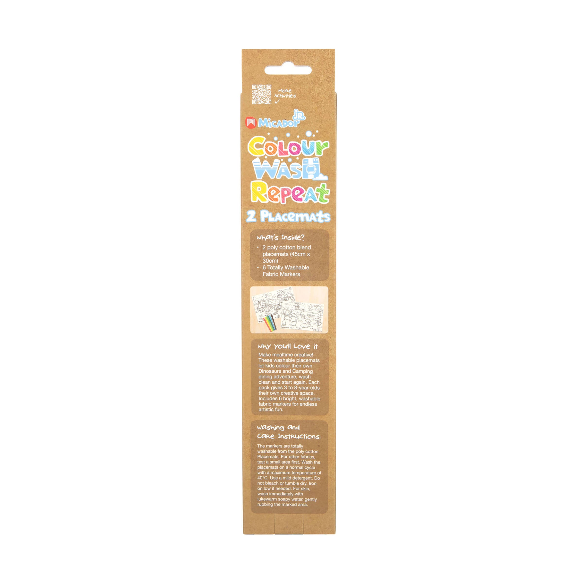 Micador Jr Colour Wash Repeat Placemats