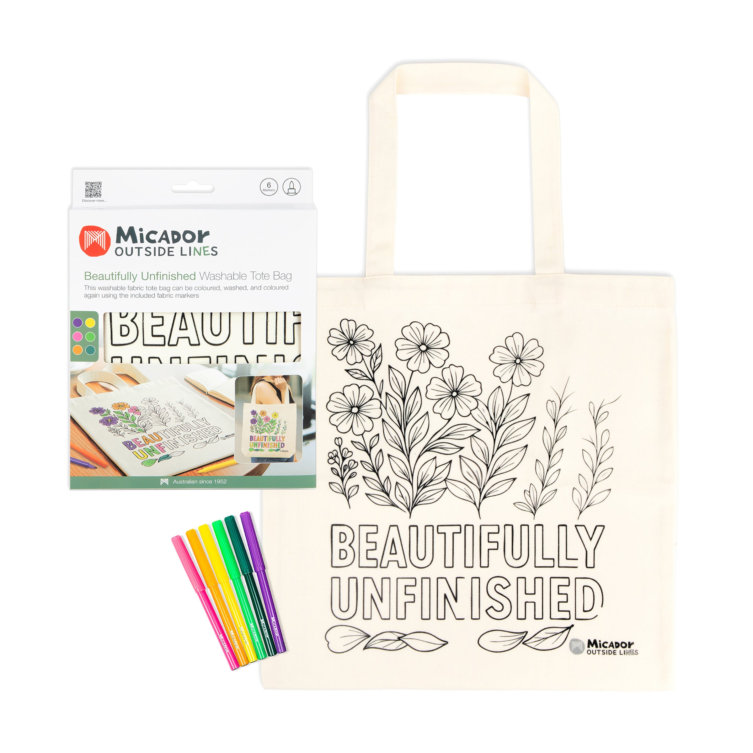 Outside Lines Tote Bag