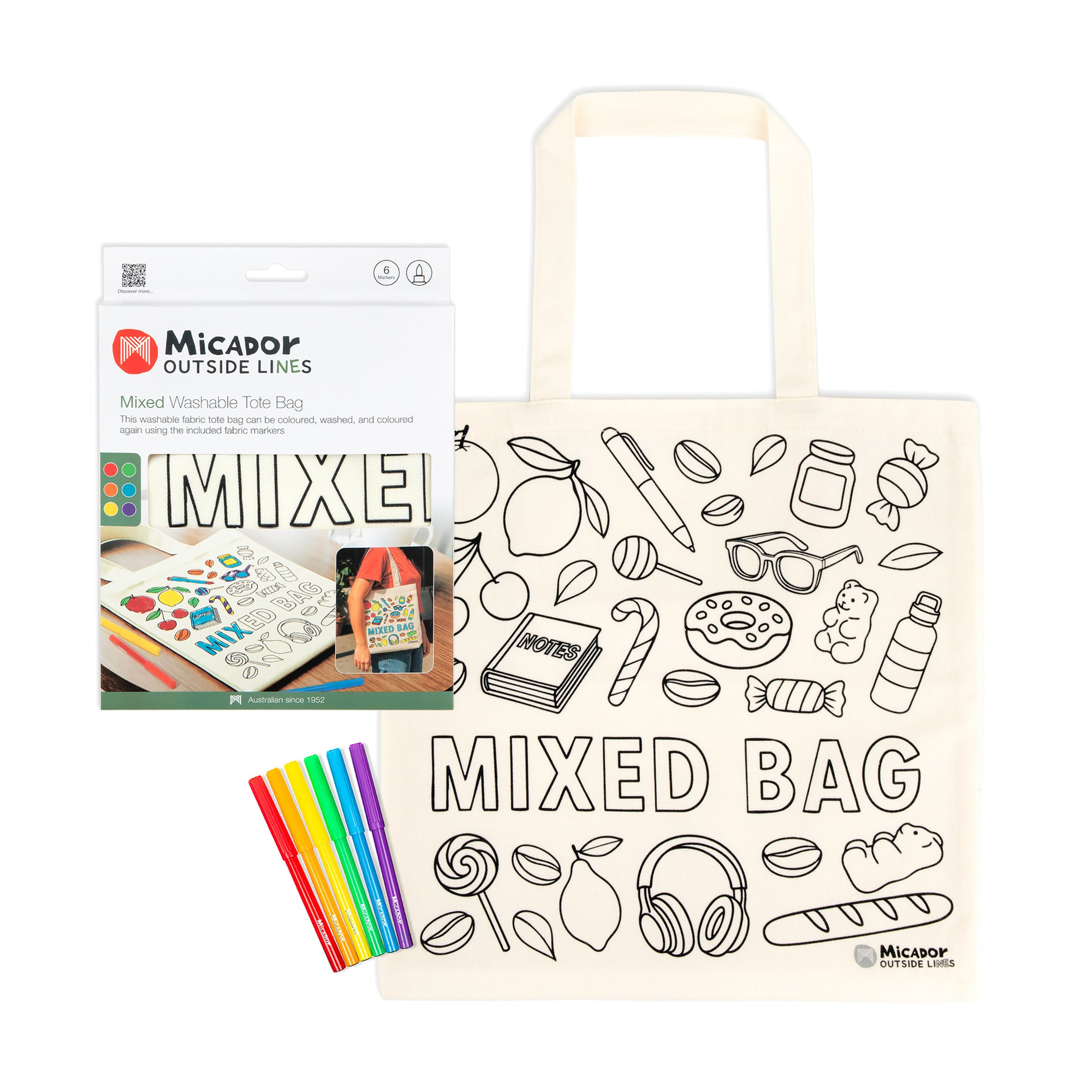 Outside Lines Tote Bag