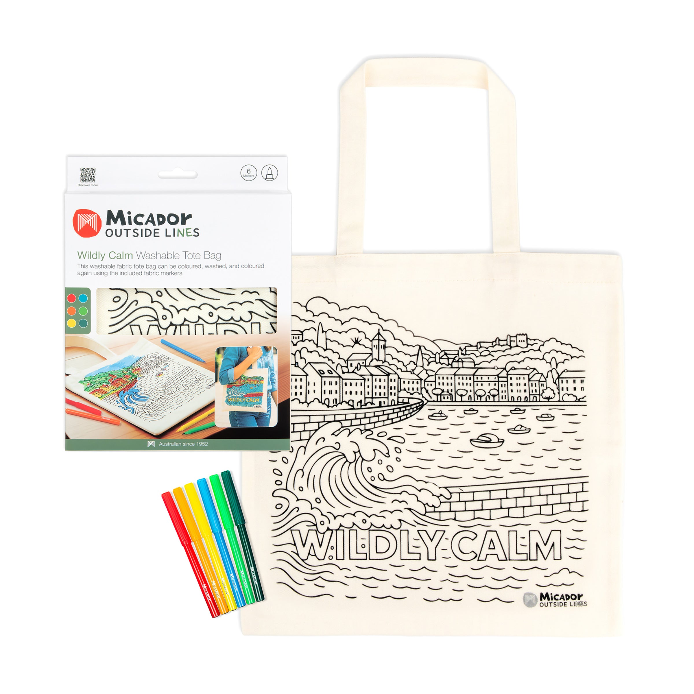 Outside Lines Tote Bag