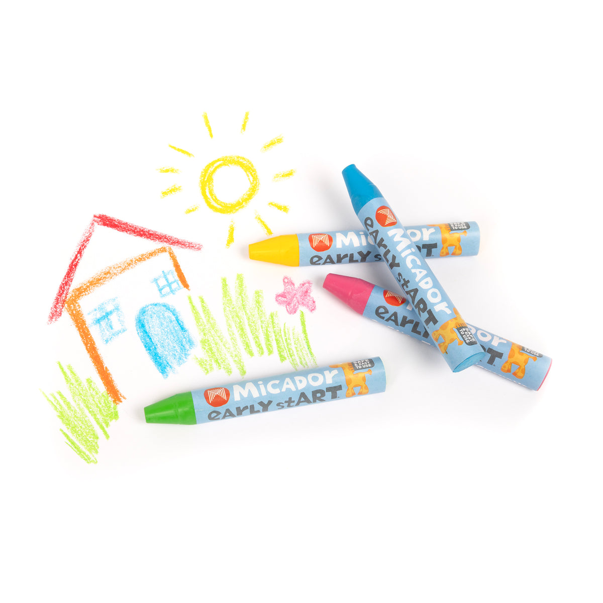 Softies Tri Grip Crayons, Case 24 early stART