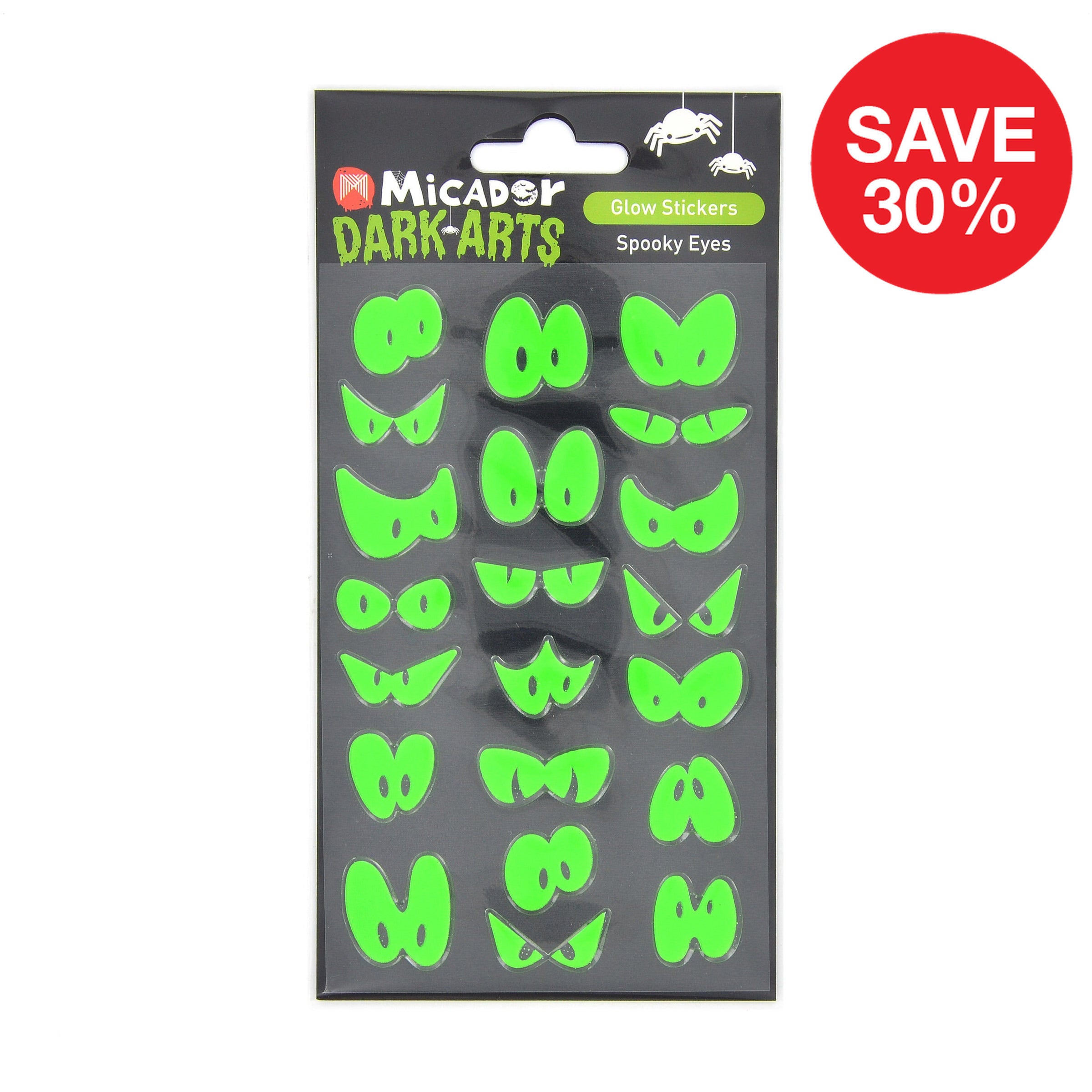 Glow Stickers - Spooky Eyes Dark Arts
