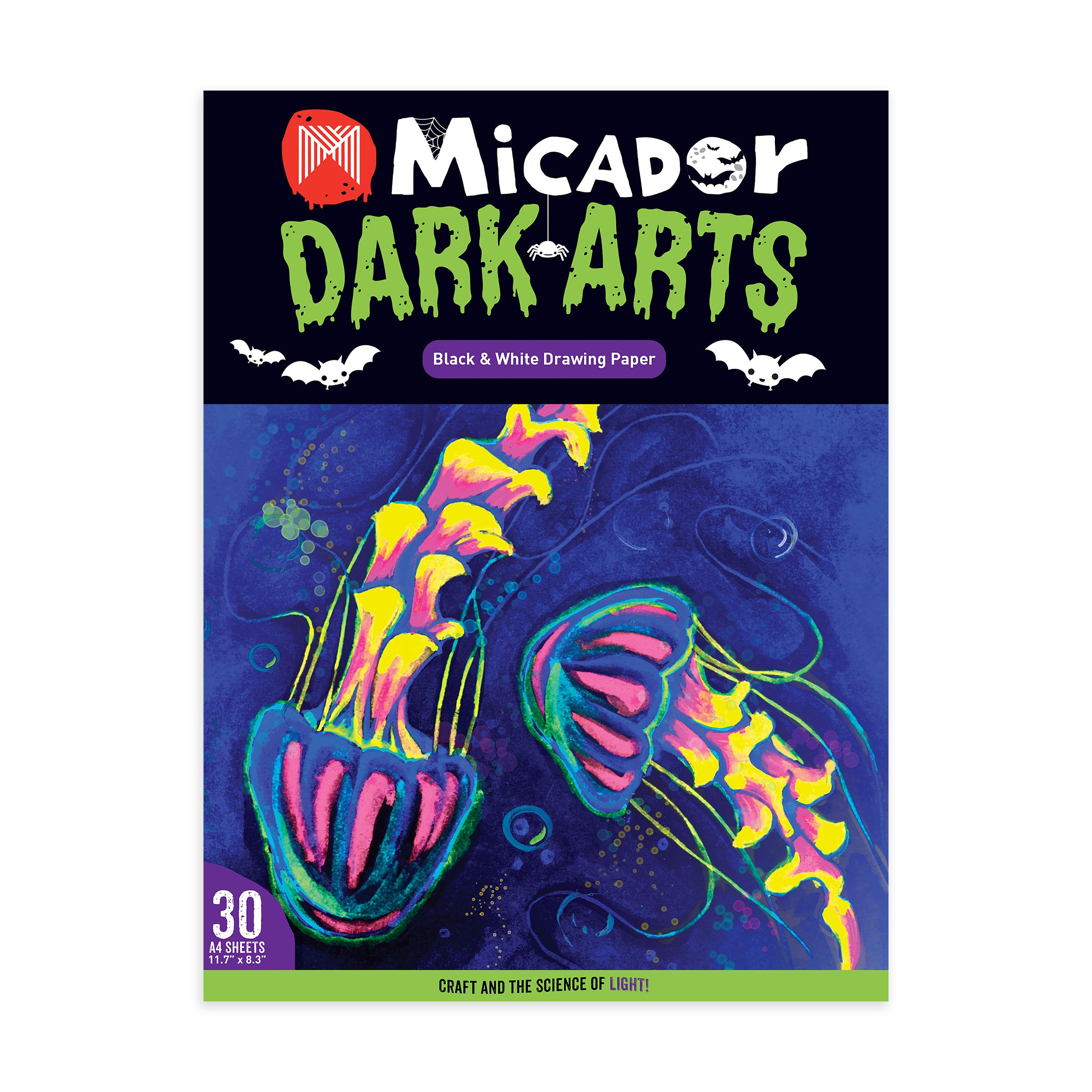 Black & White Drawing Paper A4 Pad FSC Mix Dark Arts