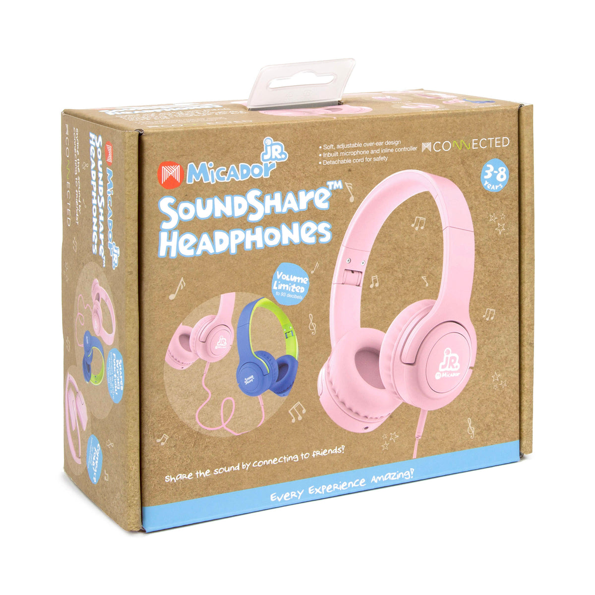 SoundShare Headphones - Dusty Pink Micador jR.
