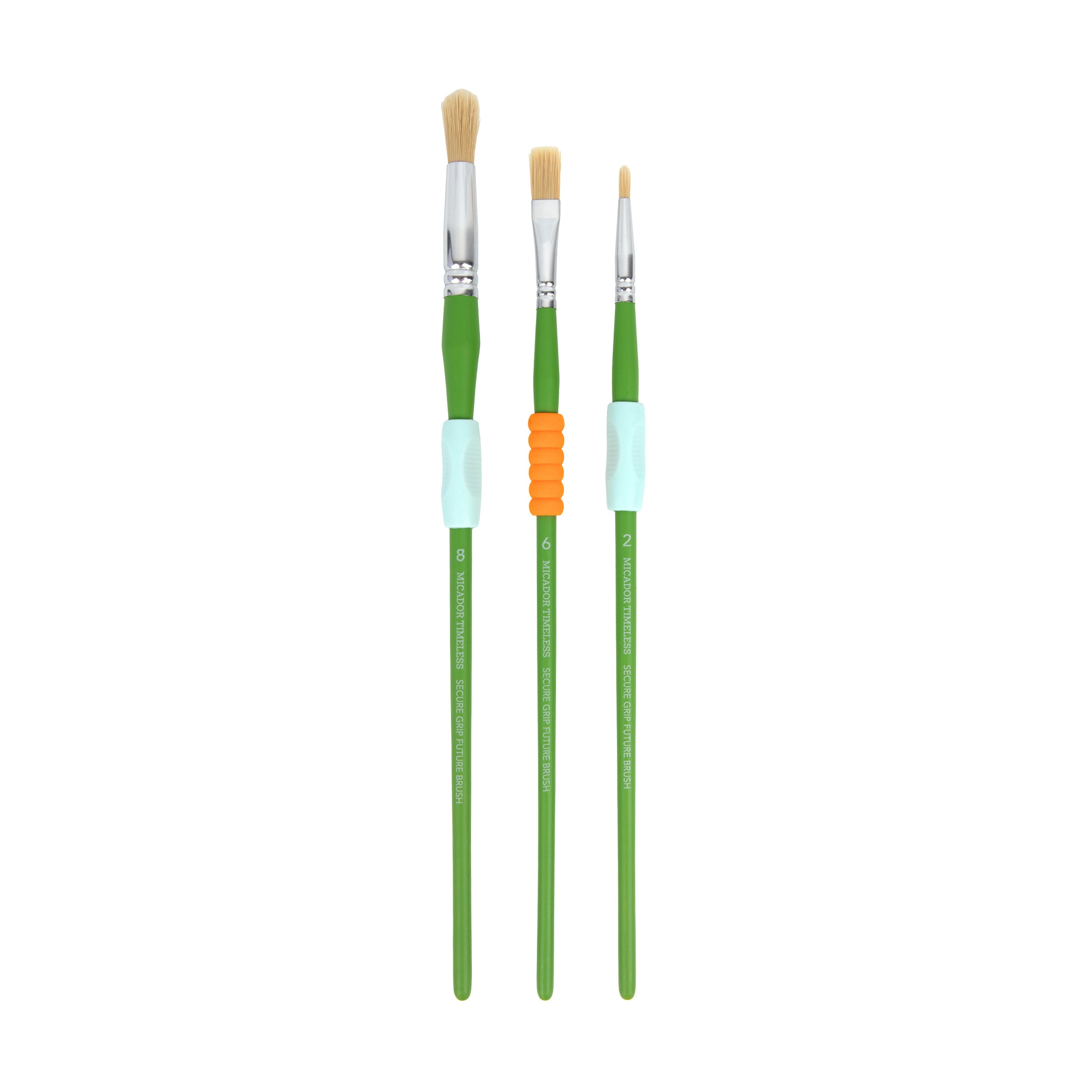 Secure Grip Future Brushes, Pack of 3, FSC 100%, Micador Timeless