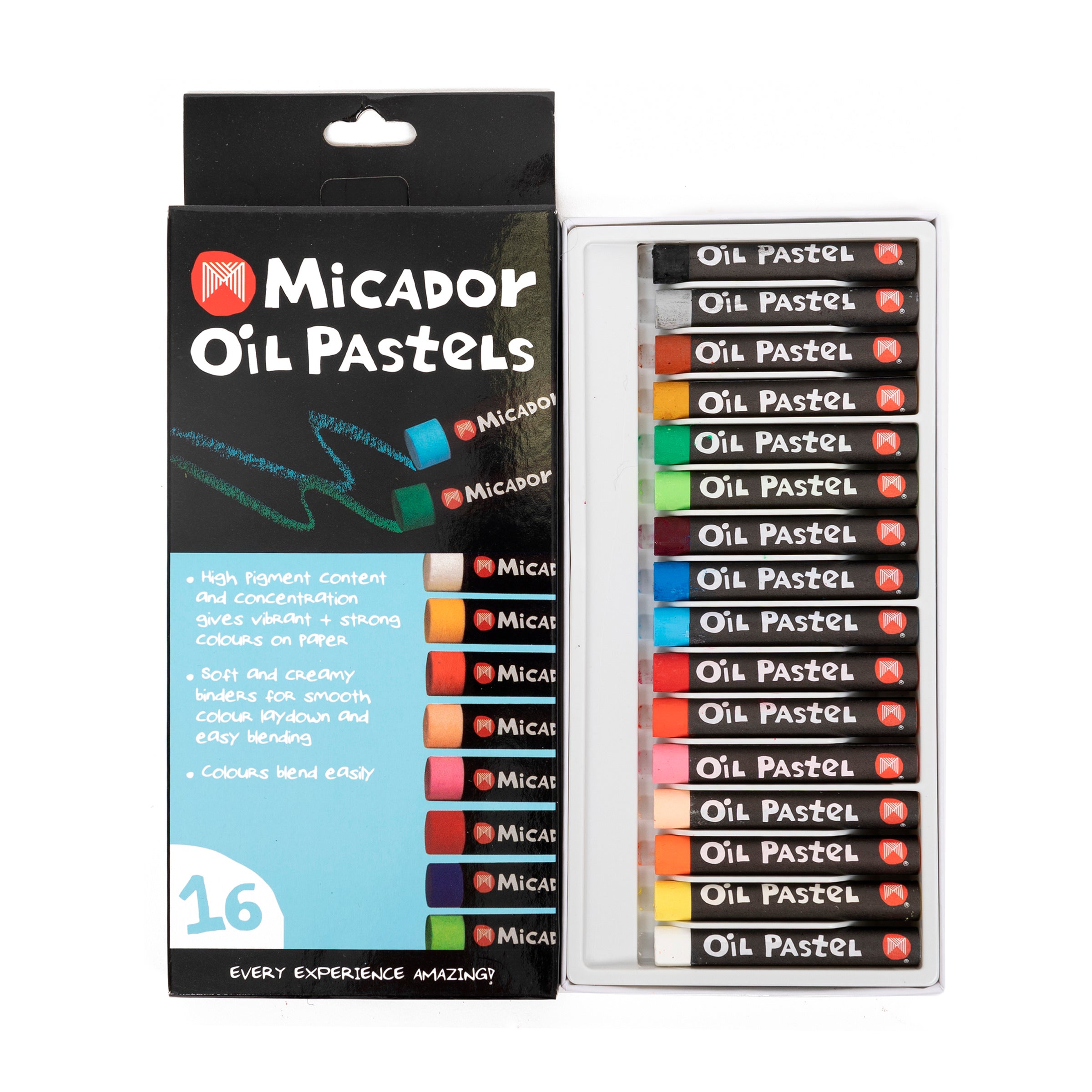 Micador Oil Pastels 16Pk