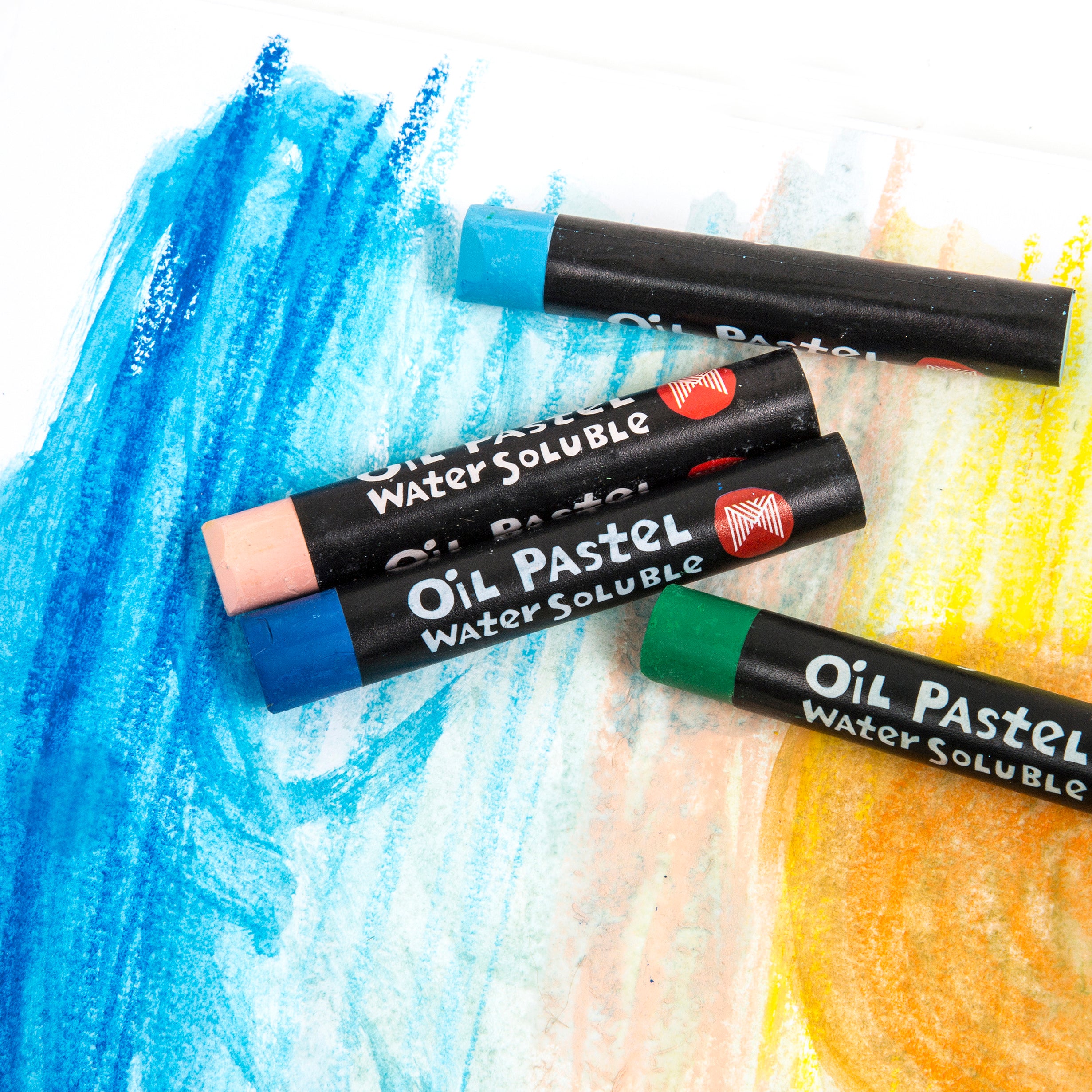 Micador Large Oil Pastels 12Pk Watersoluble
