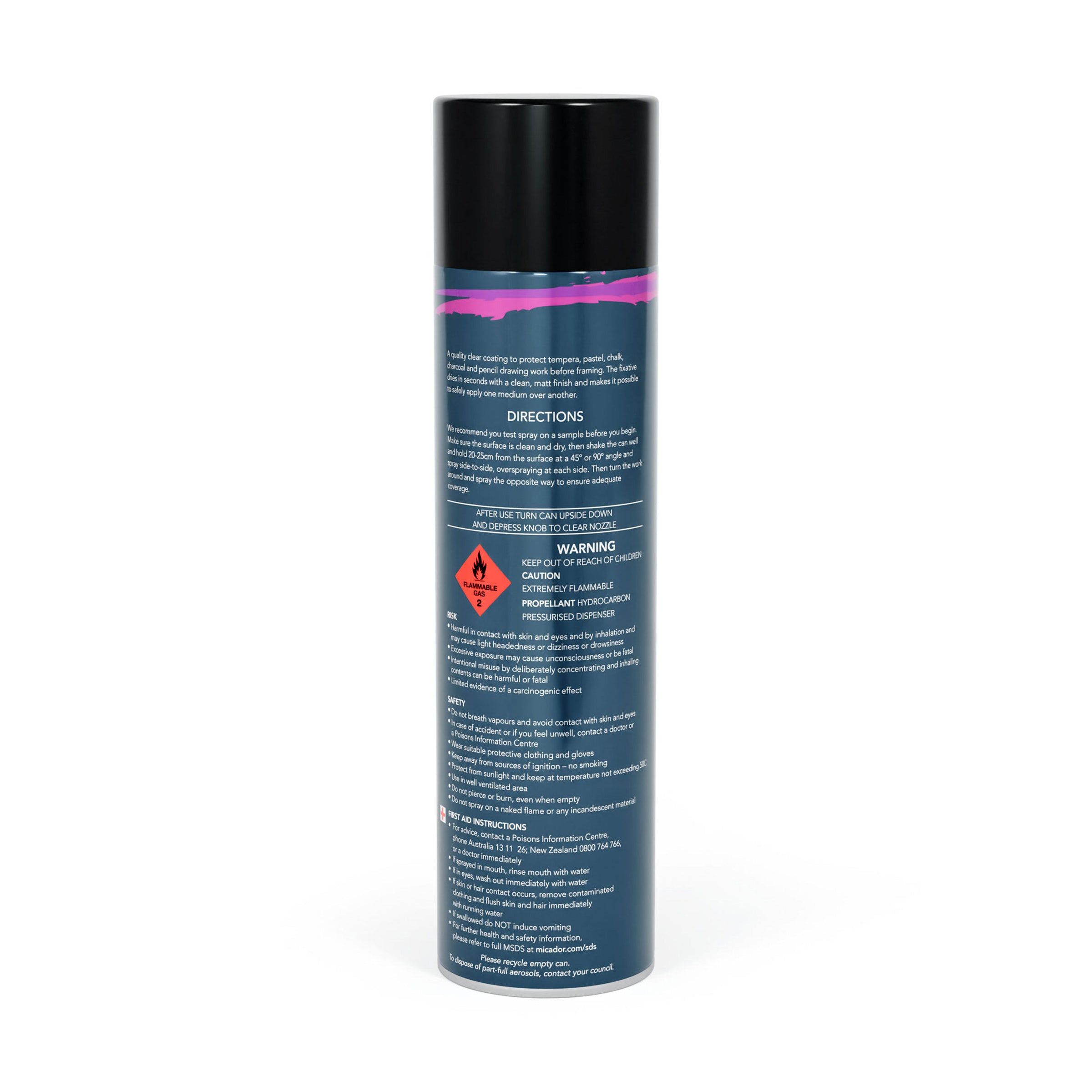 Micador For Artists Fixative Workable Matt