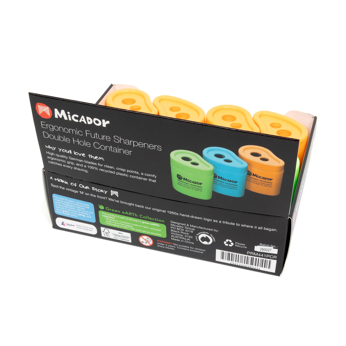 Future Sharpener, Ergonomic Double Hole Micador