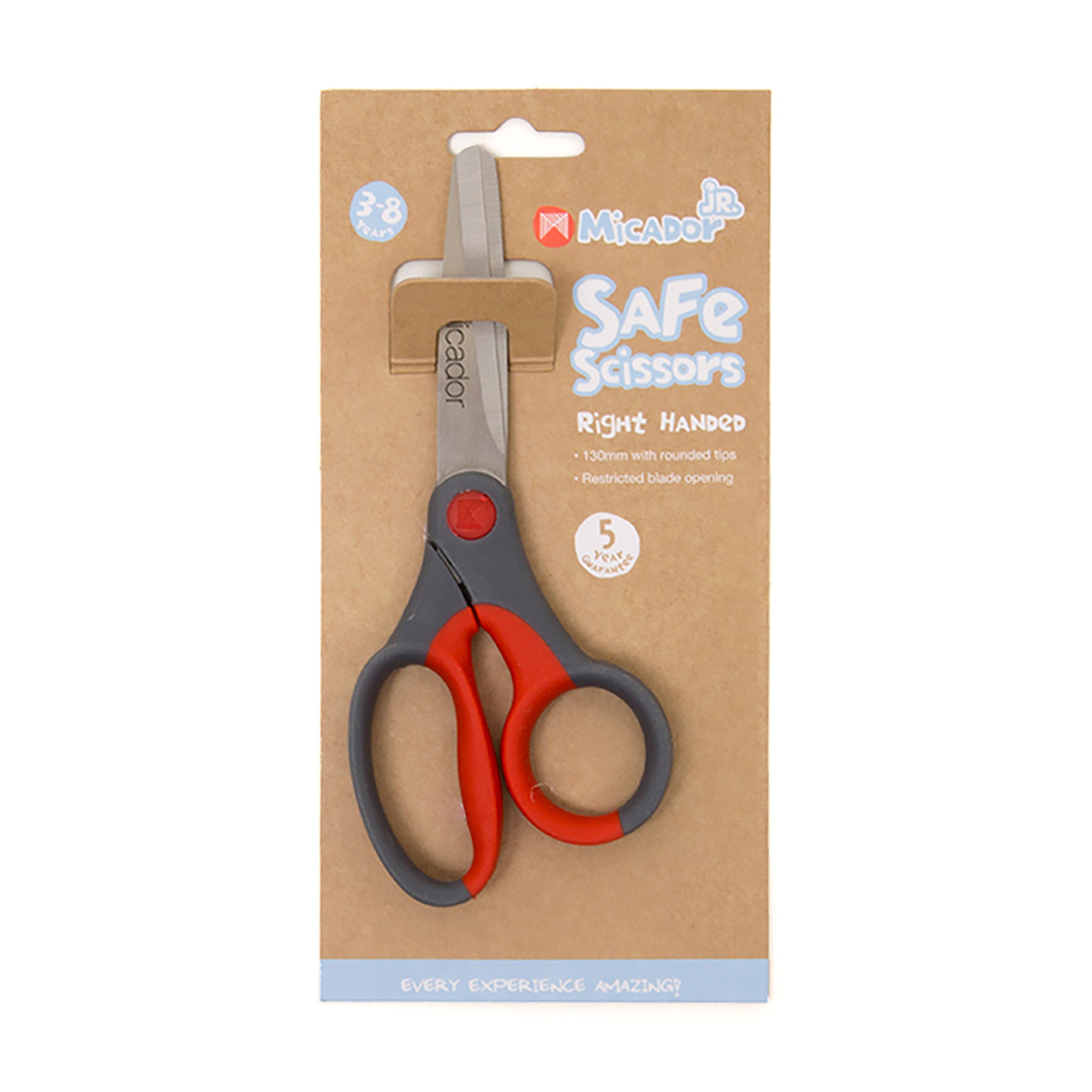 Micador Jr Safe Scissors Red 130Mm