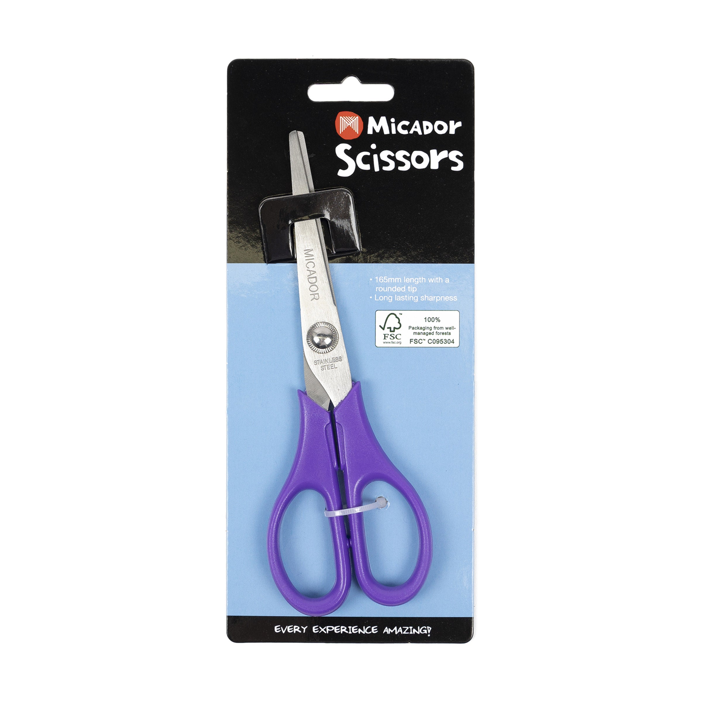 Micador Scissor Purple 165Mm