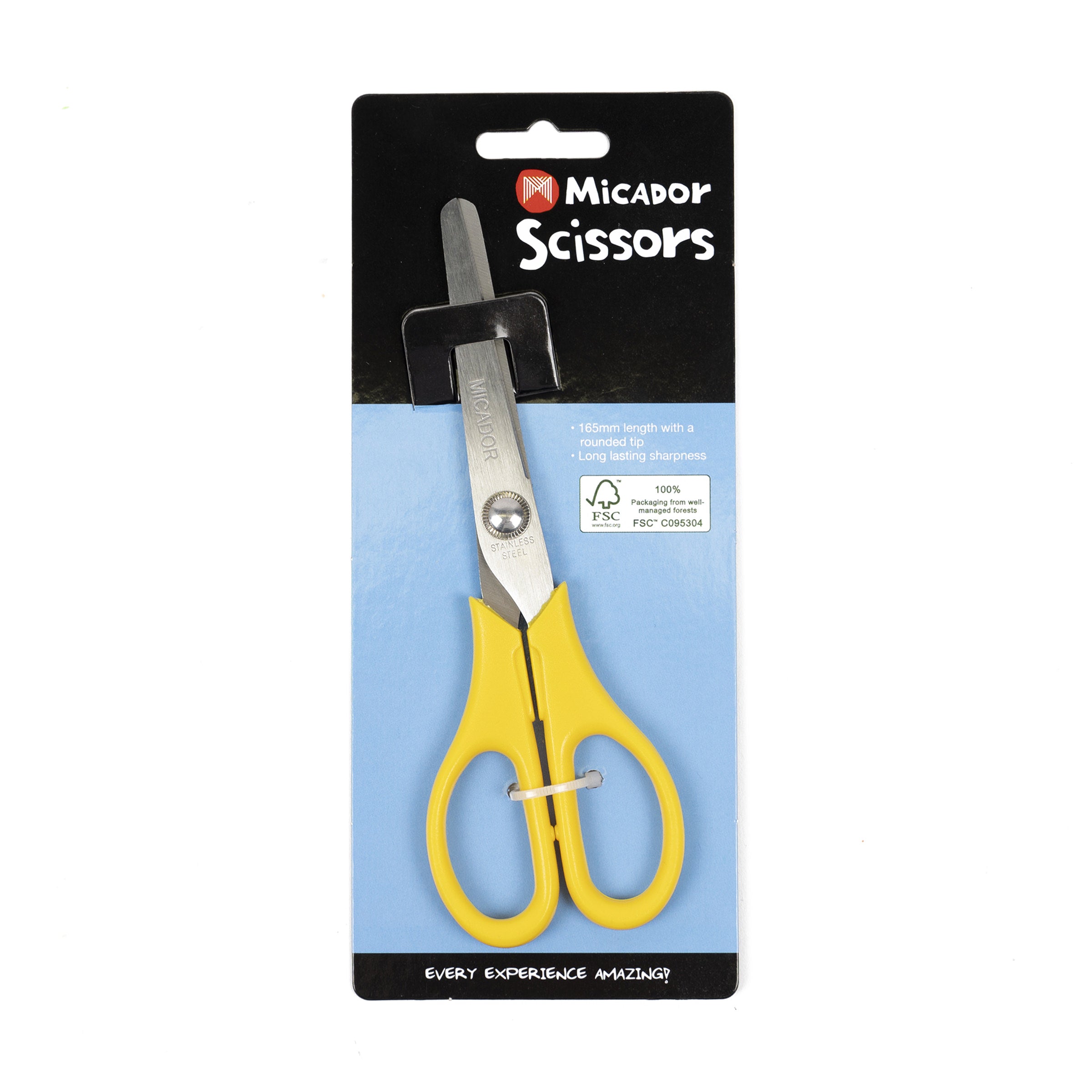 Micador Scissor Yellow 165Mm