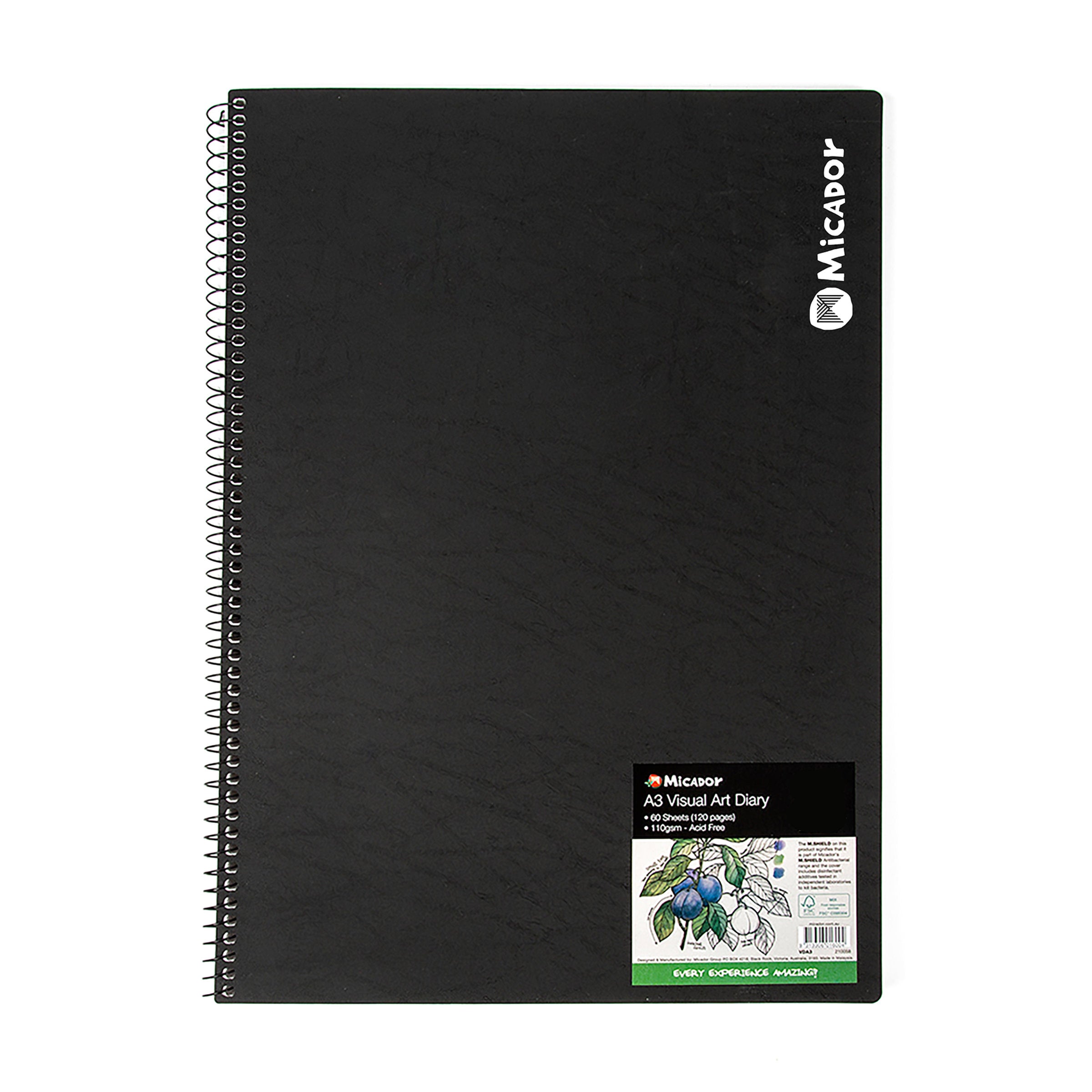 Micador Visualartdiary A3 Black