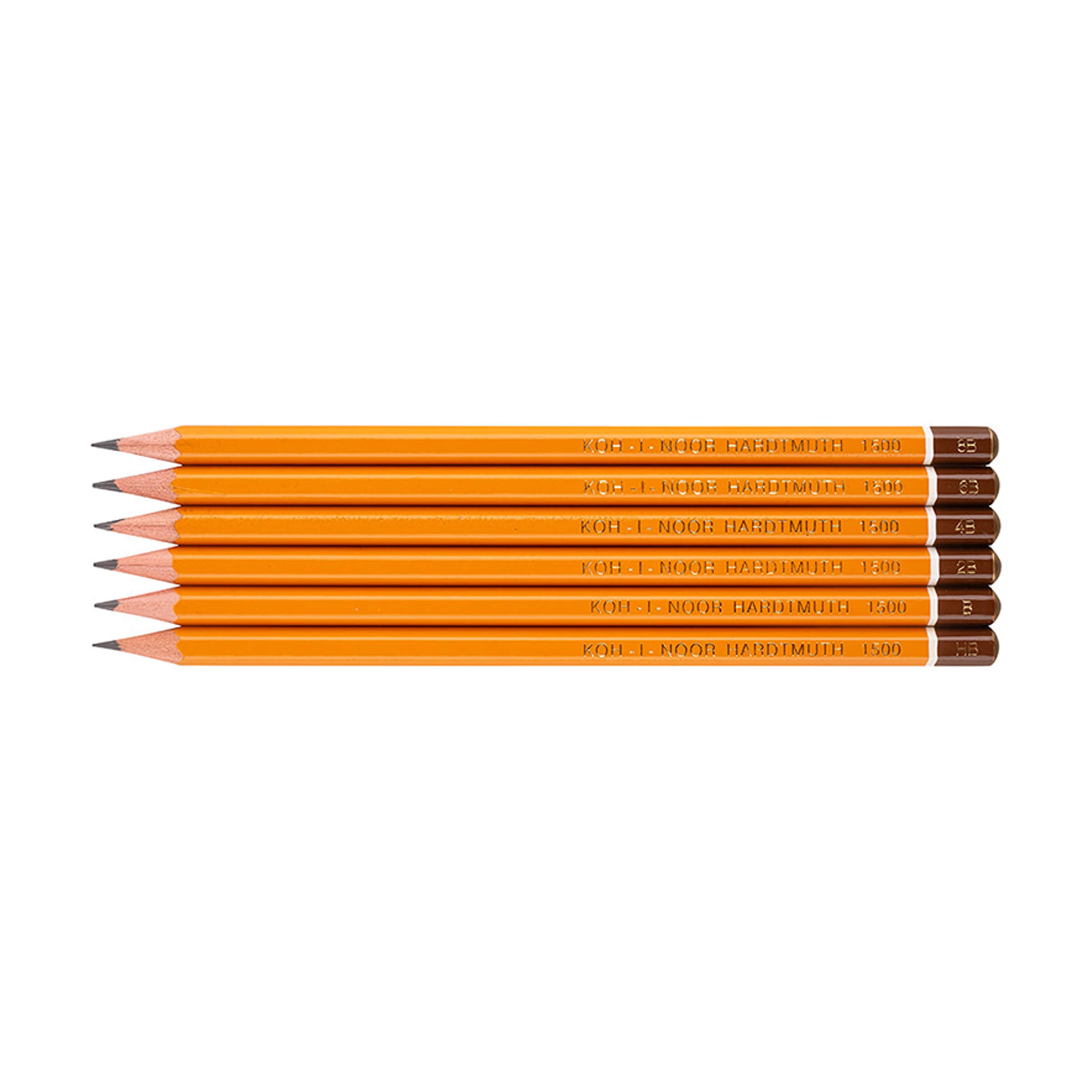 1500 Graphite Pencils 6 piece (1500) Koh-I-Noor