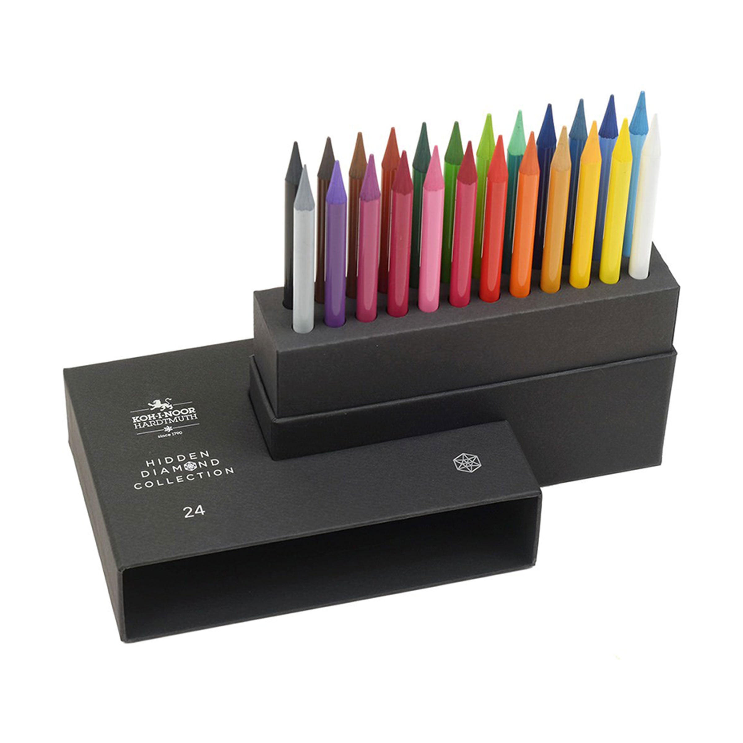 Set of woodless coloured pencils Pack 24 - Hidden Diamond  Koh-I-Noor