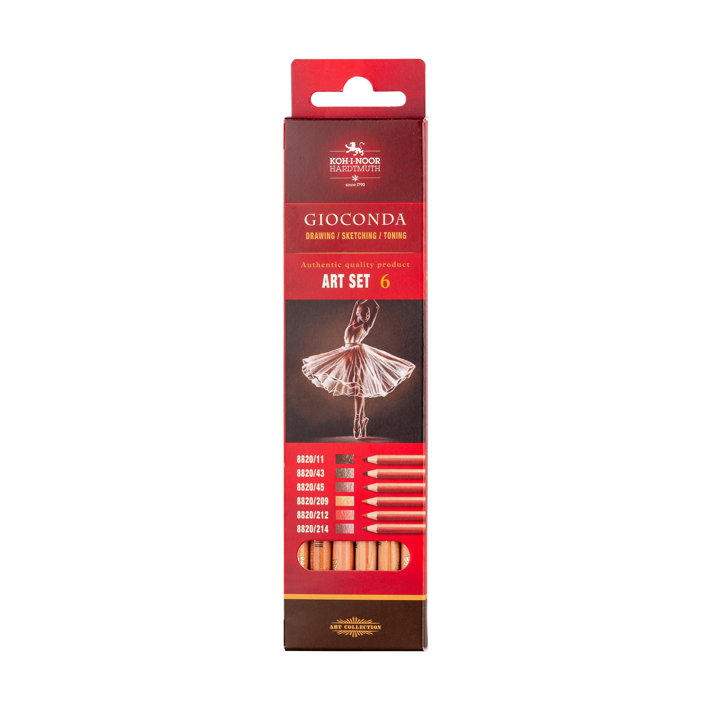 Gioconda 6 piece Toning Set Koh-I-Noor
