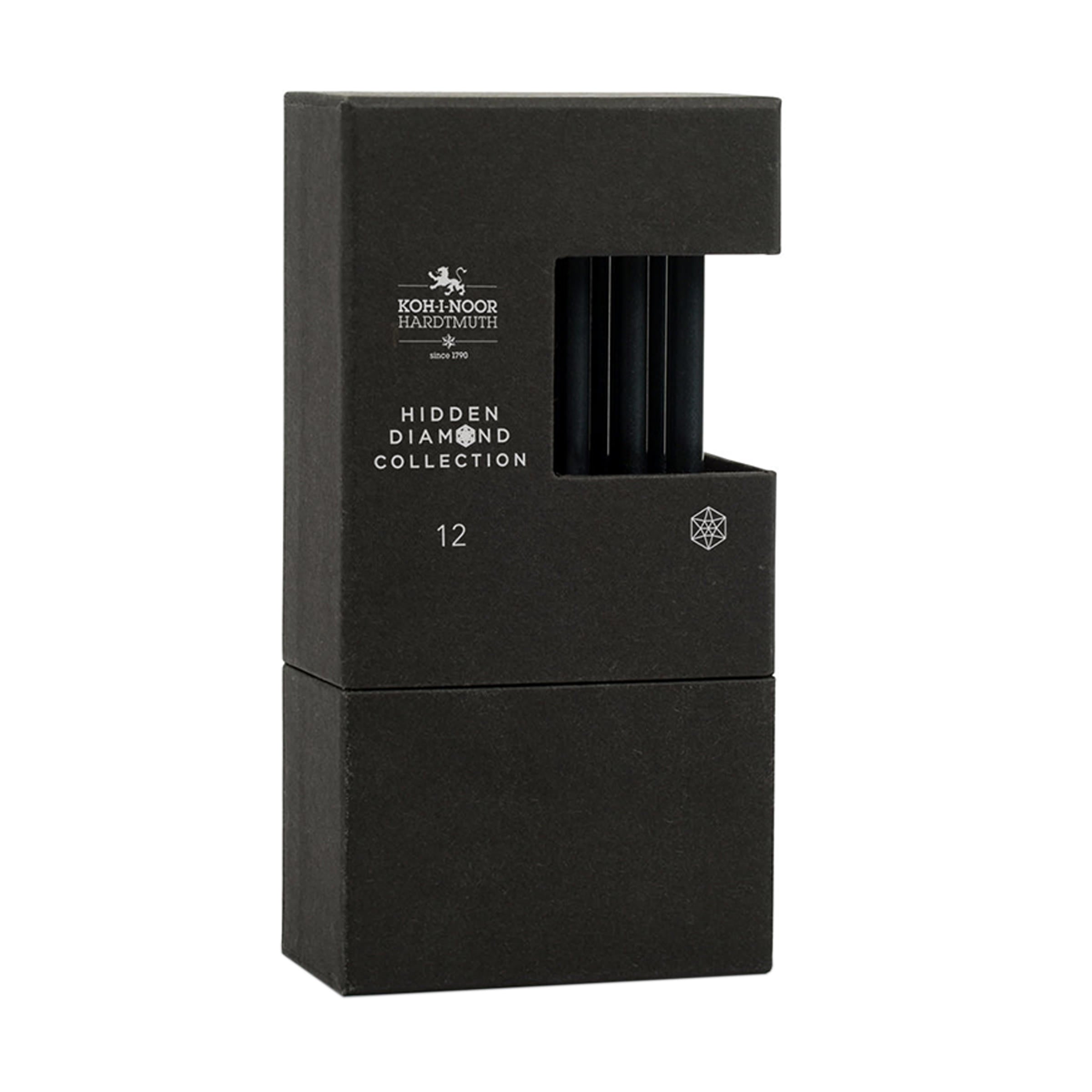 Set of Woodless Graphite Pencils Pack 12 - Hidden Diamond Koh-I-Noor