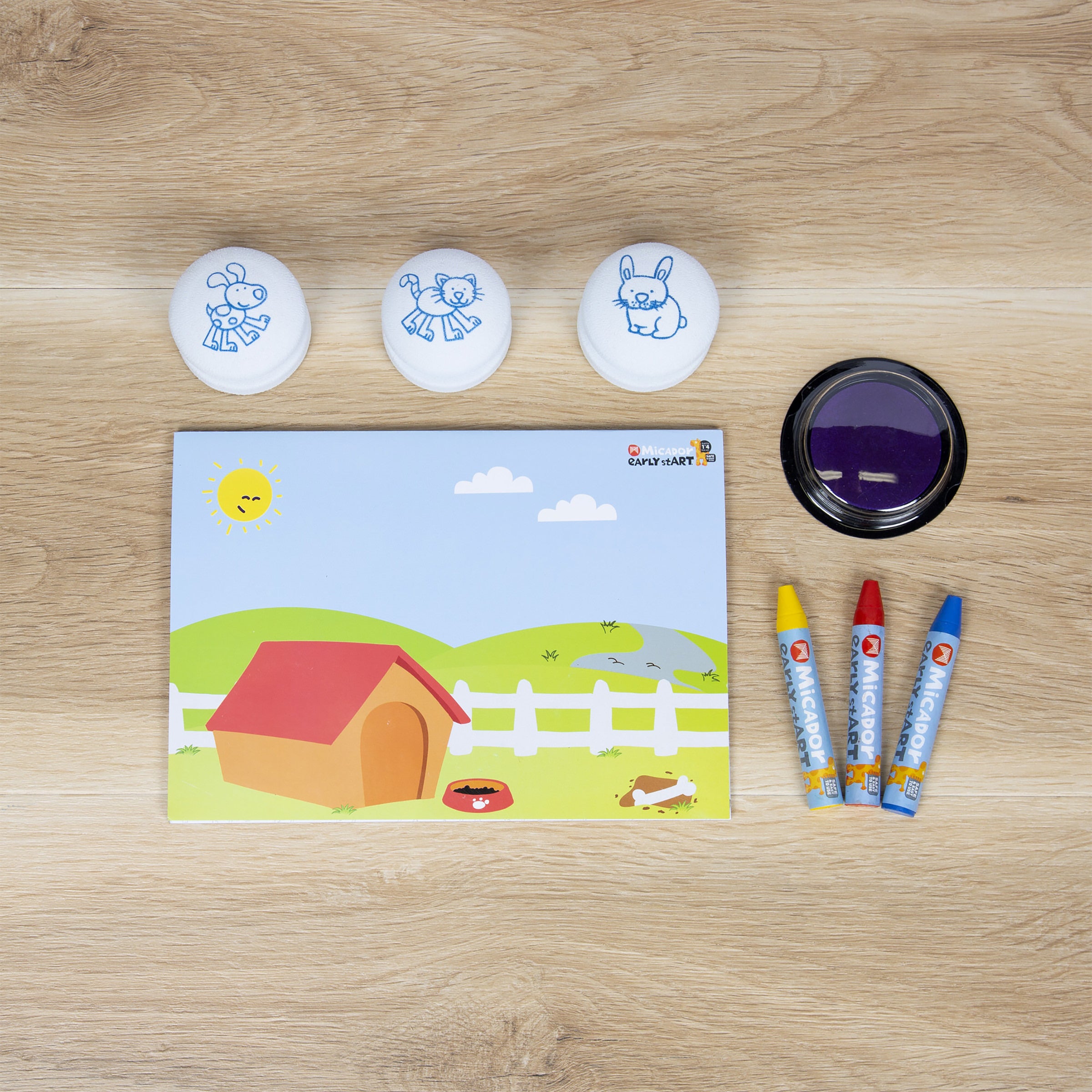 Early Start Stamp Colour Mini Pets