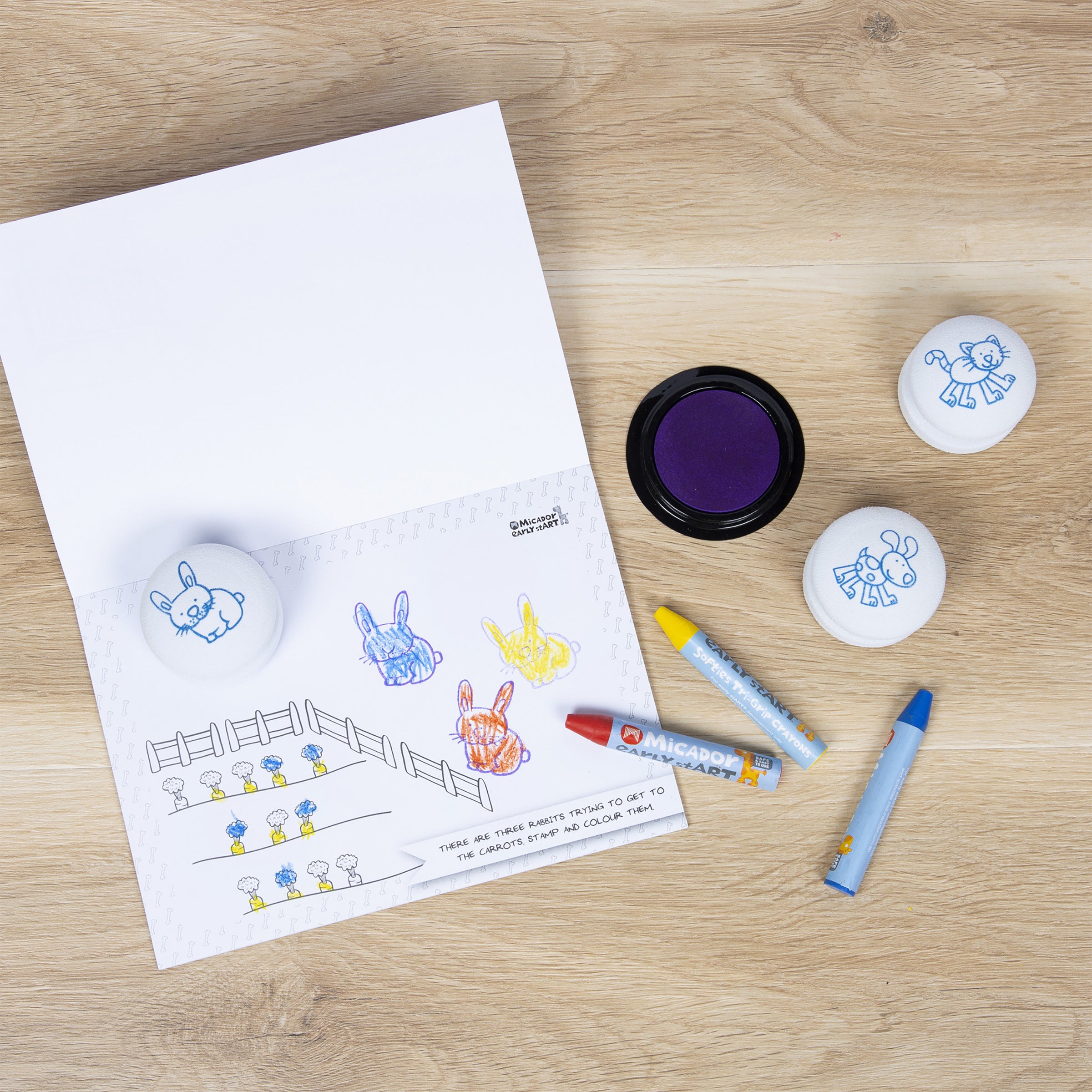 Early Start Stamp Colour Mini Pets
