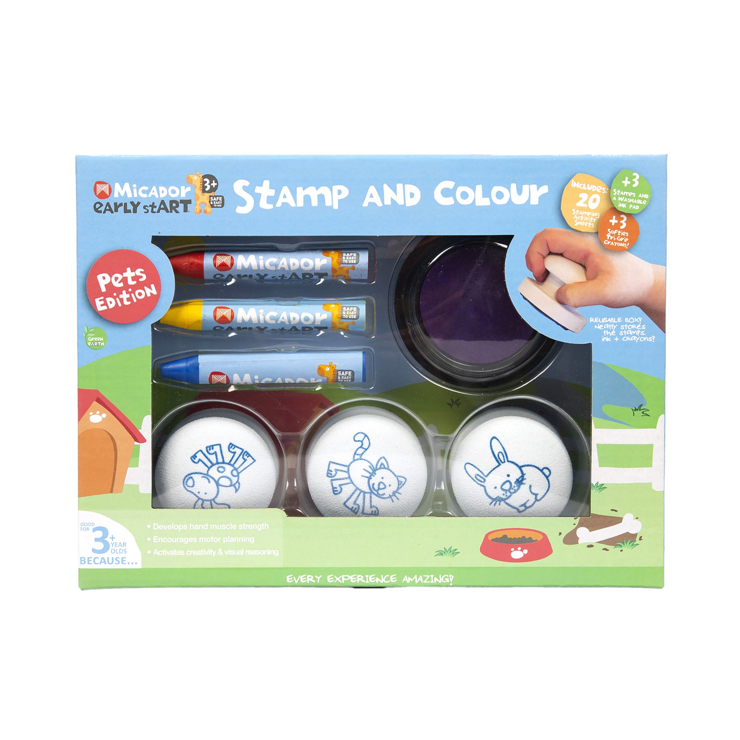Early Start Stamp Colour Mini Pets