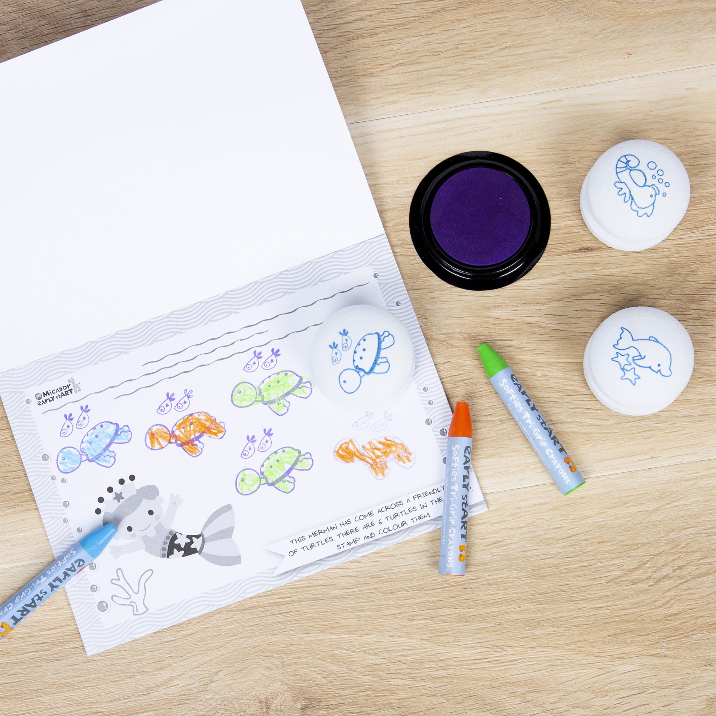 Early Start Stamp Colour Mini Sea