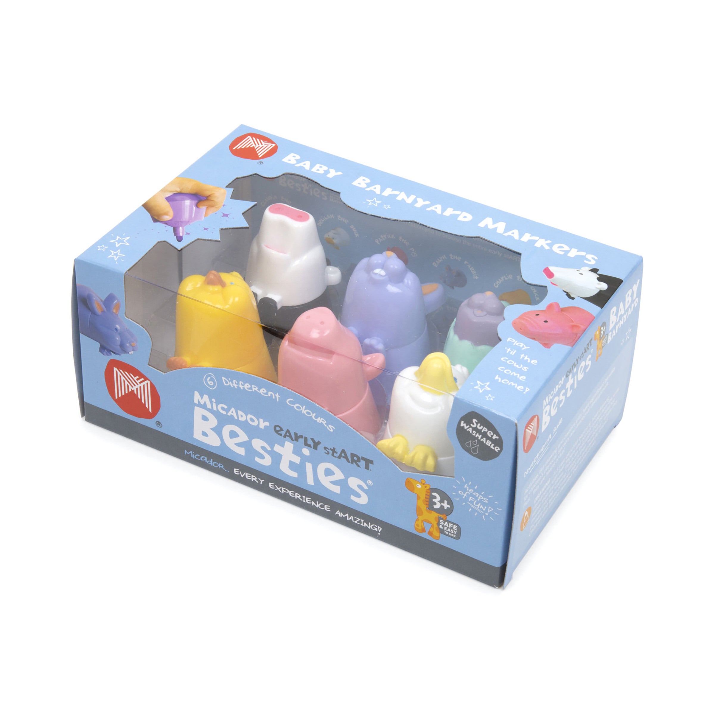 Early Start Besties Marker Mates 6Pk