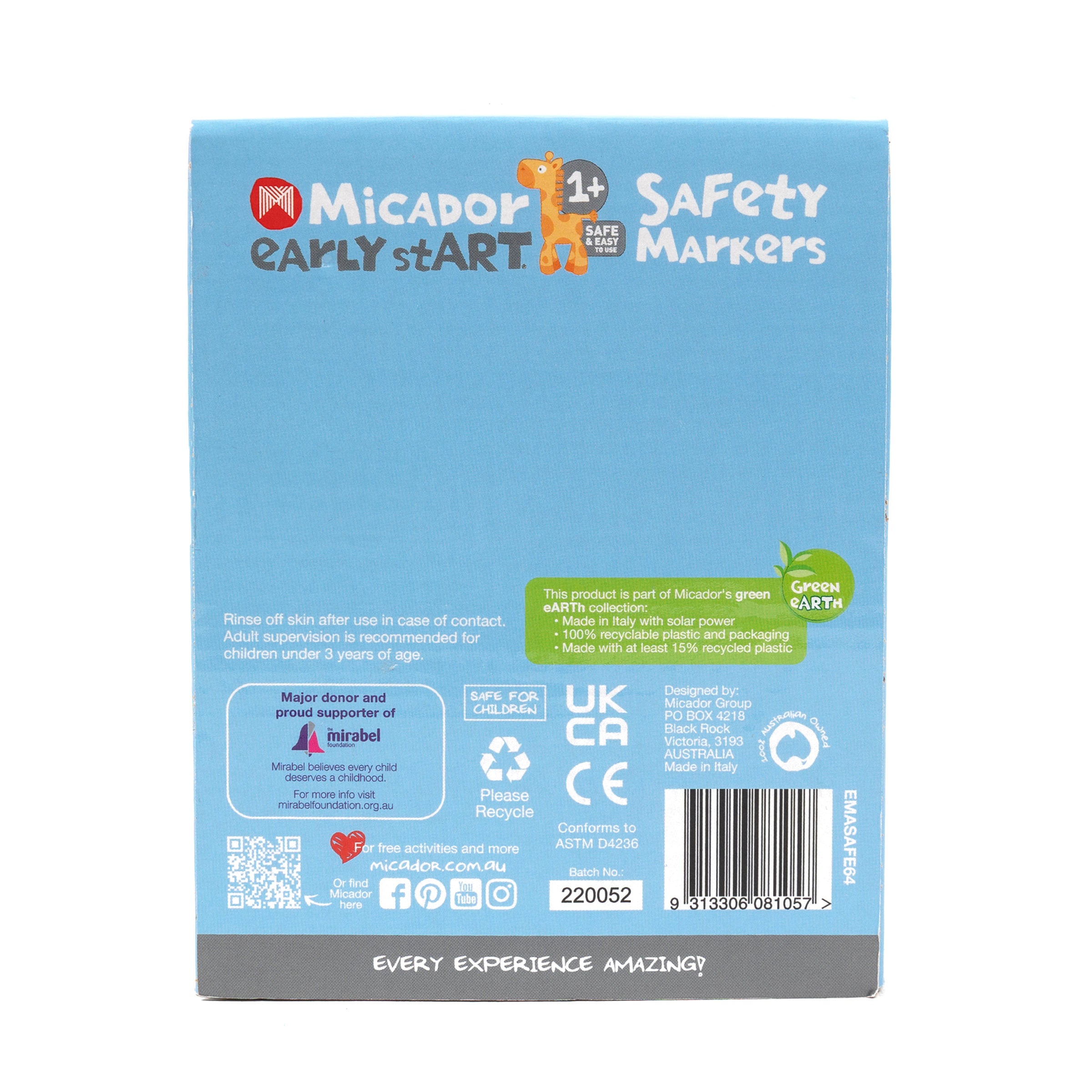Early Start Safety Markers 64Pk