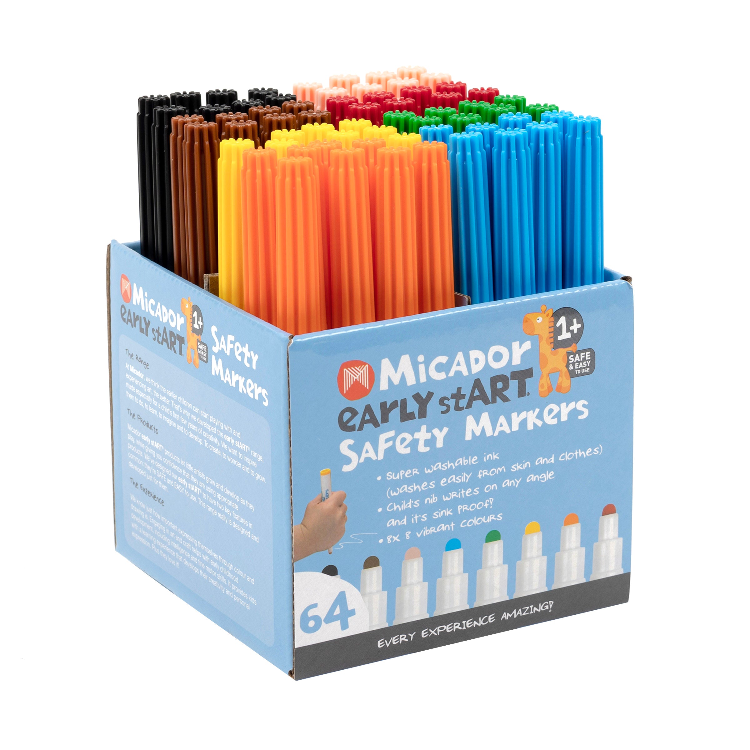 Early Start Safety Markers 64Pk