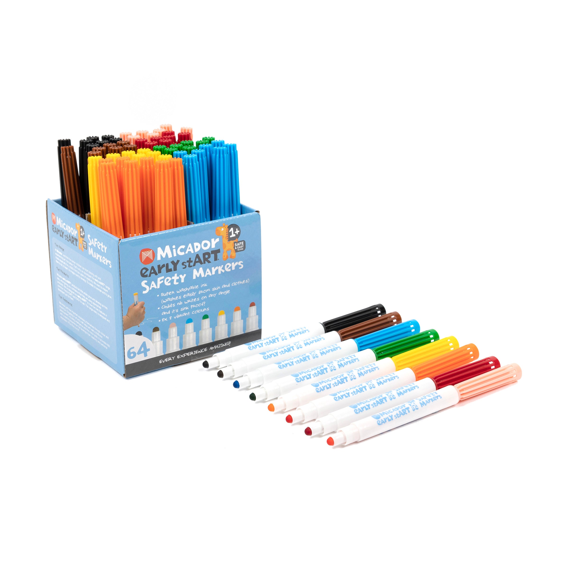 Early Start Safety Markers 64Pk