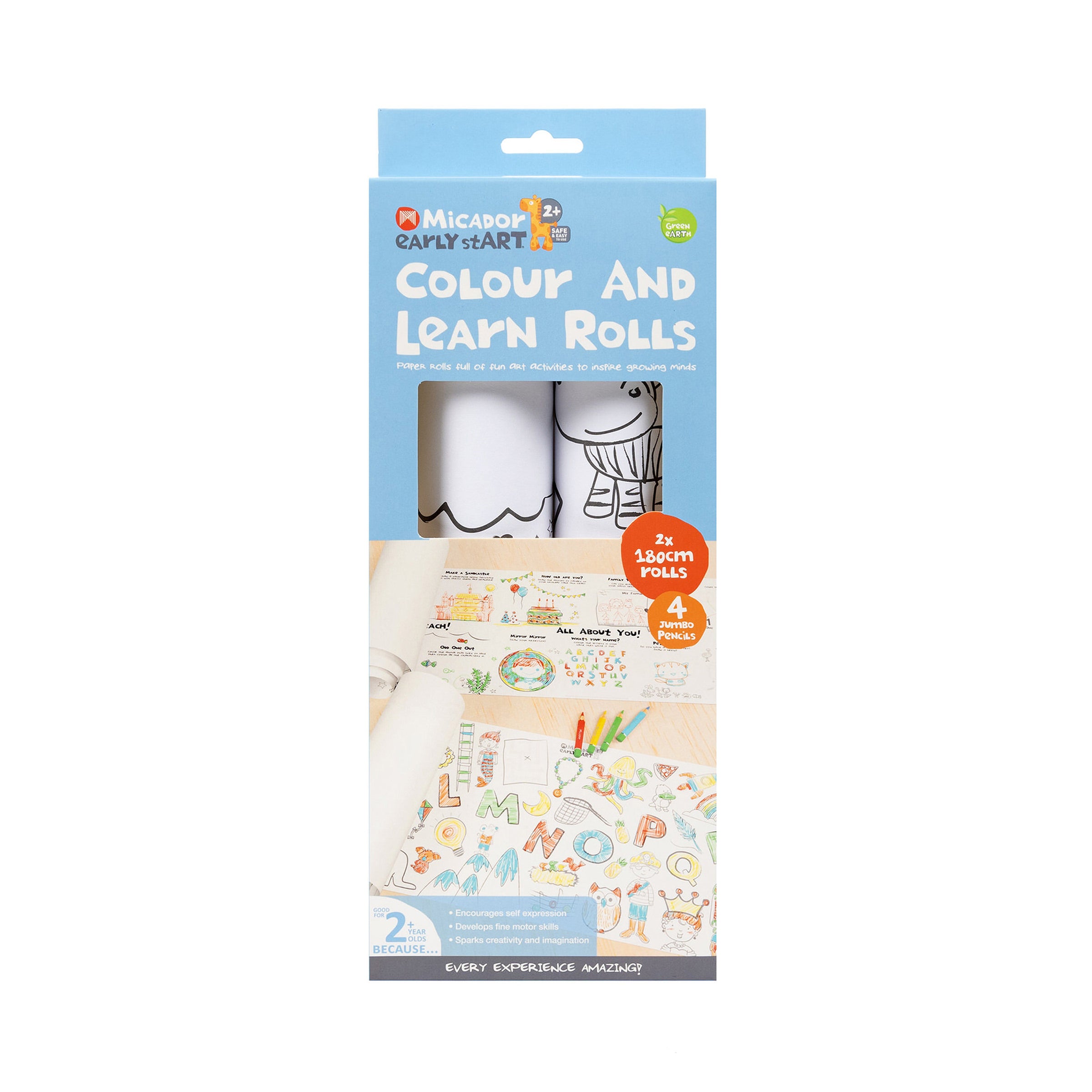 Early Start Colour And Learn Rolls 2Pk